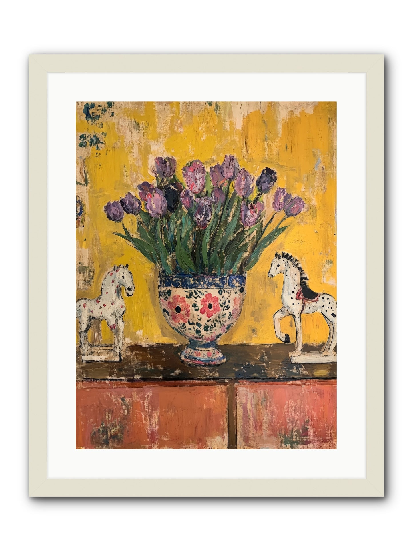 Ivy House -- Framed Print - White 18x24