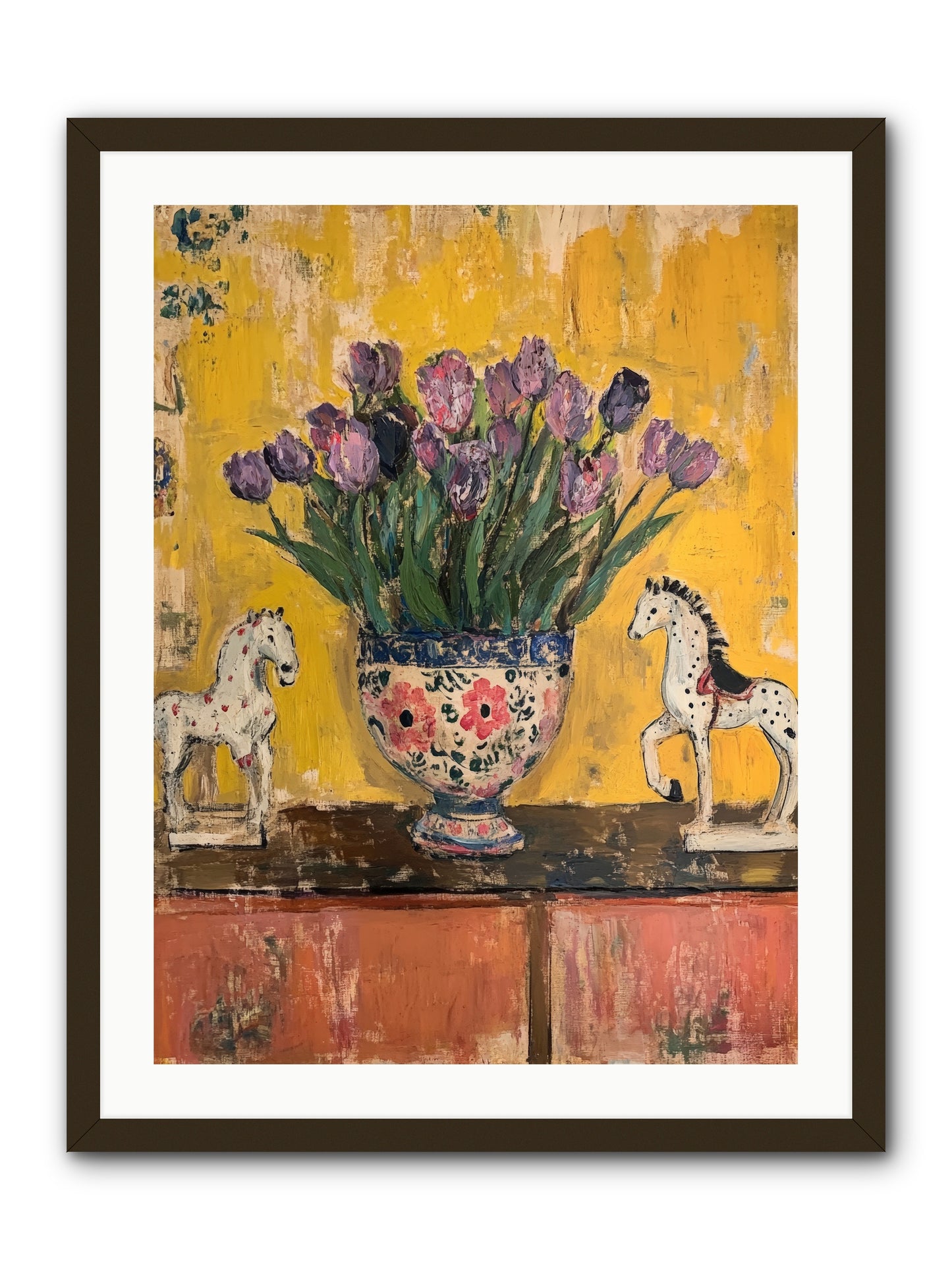 Ivy House -- Framed Print - Black 24x32