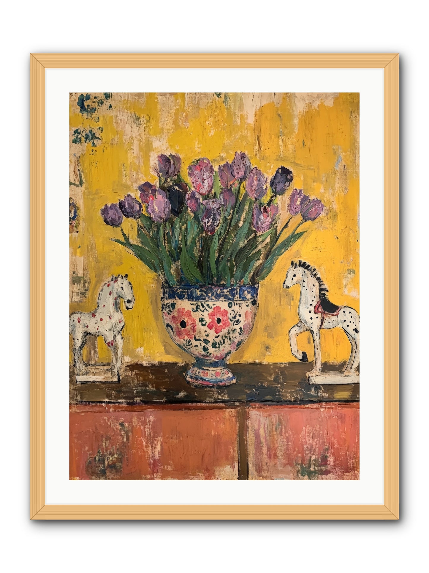 Ivy House -- Framed Print - Natural 24x32