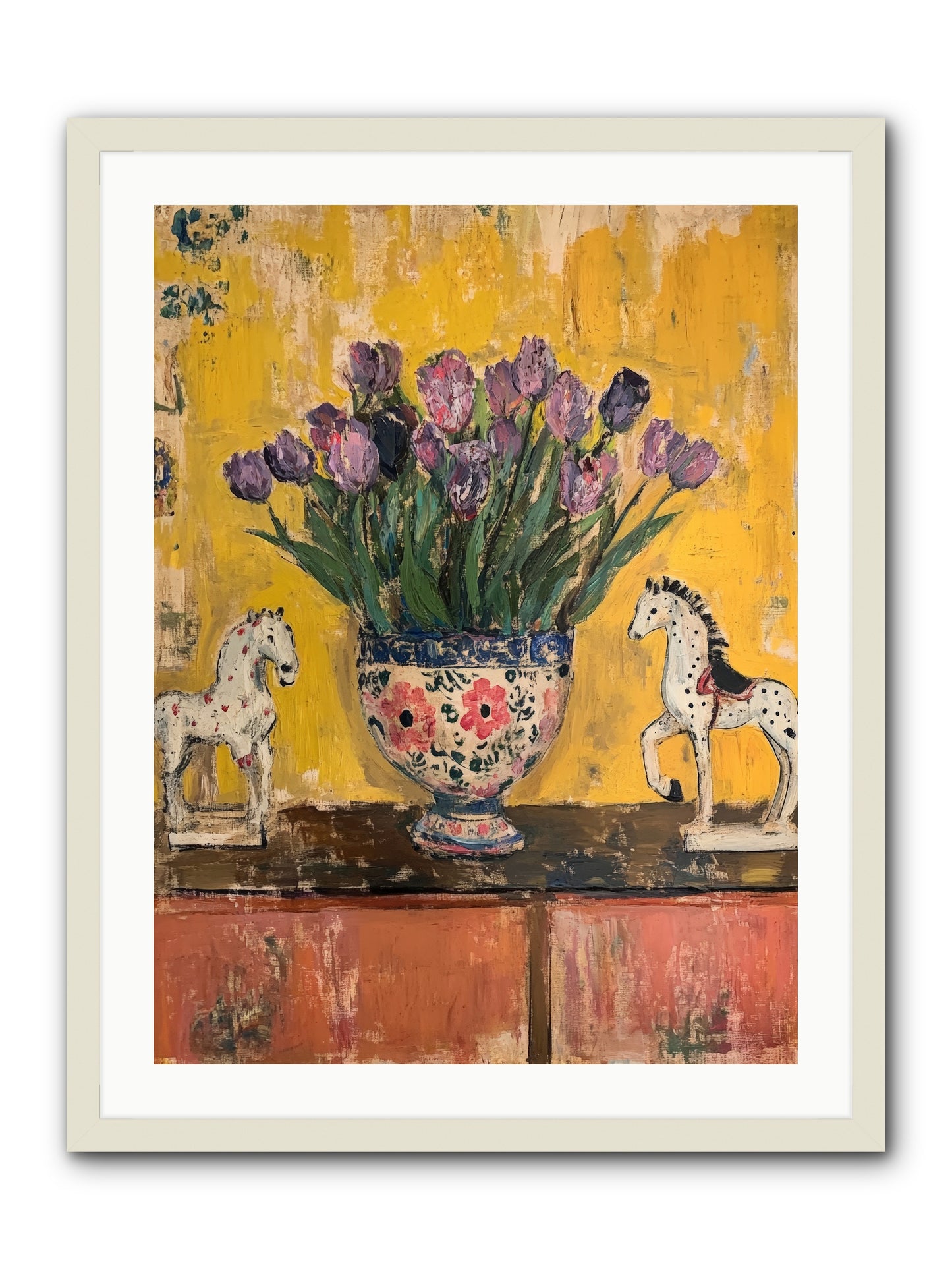 Ivy House -- Framed Print - White 24x32