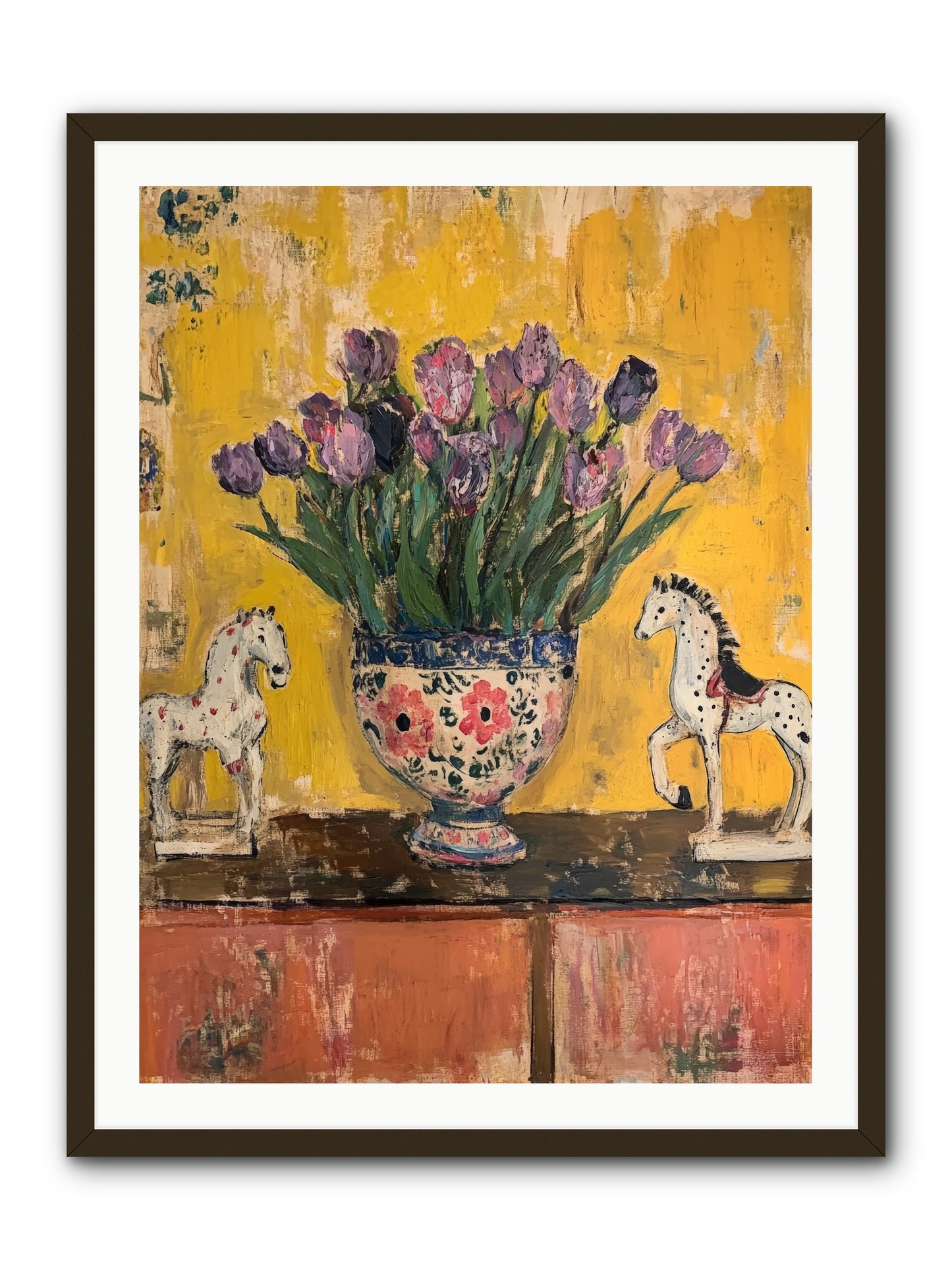 Ivy House -- Framed Print - Black 30x40