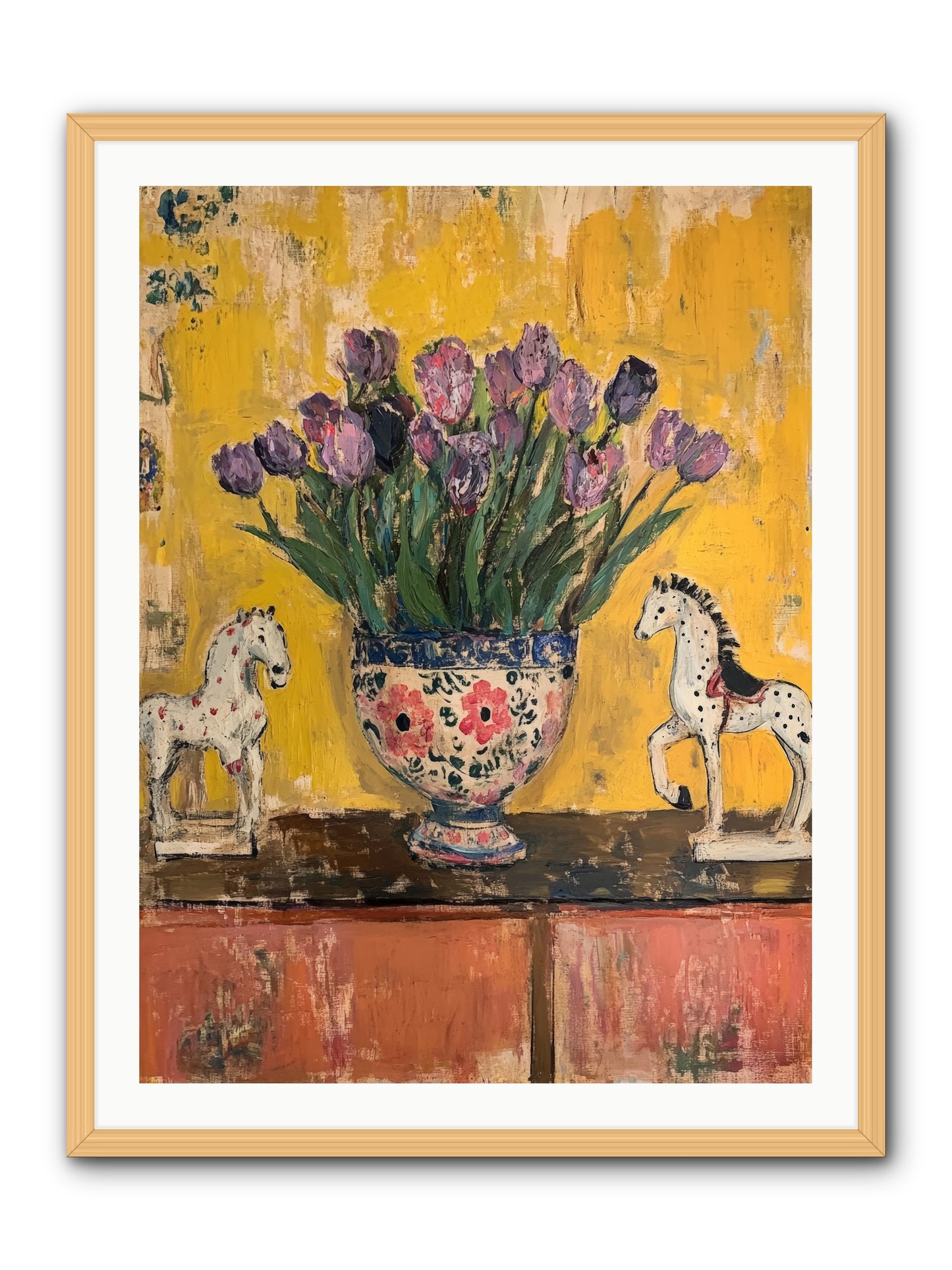 Ivy House -- Framed Print - Natural 30x40