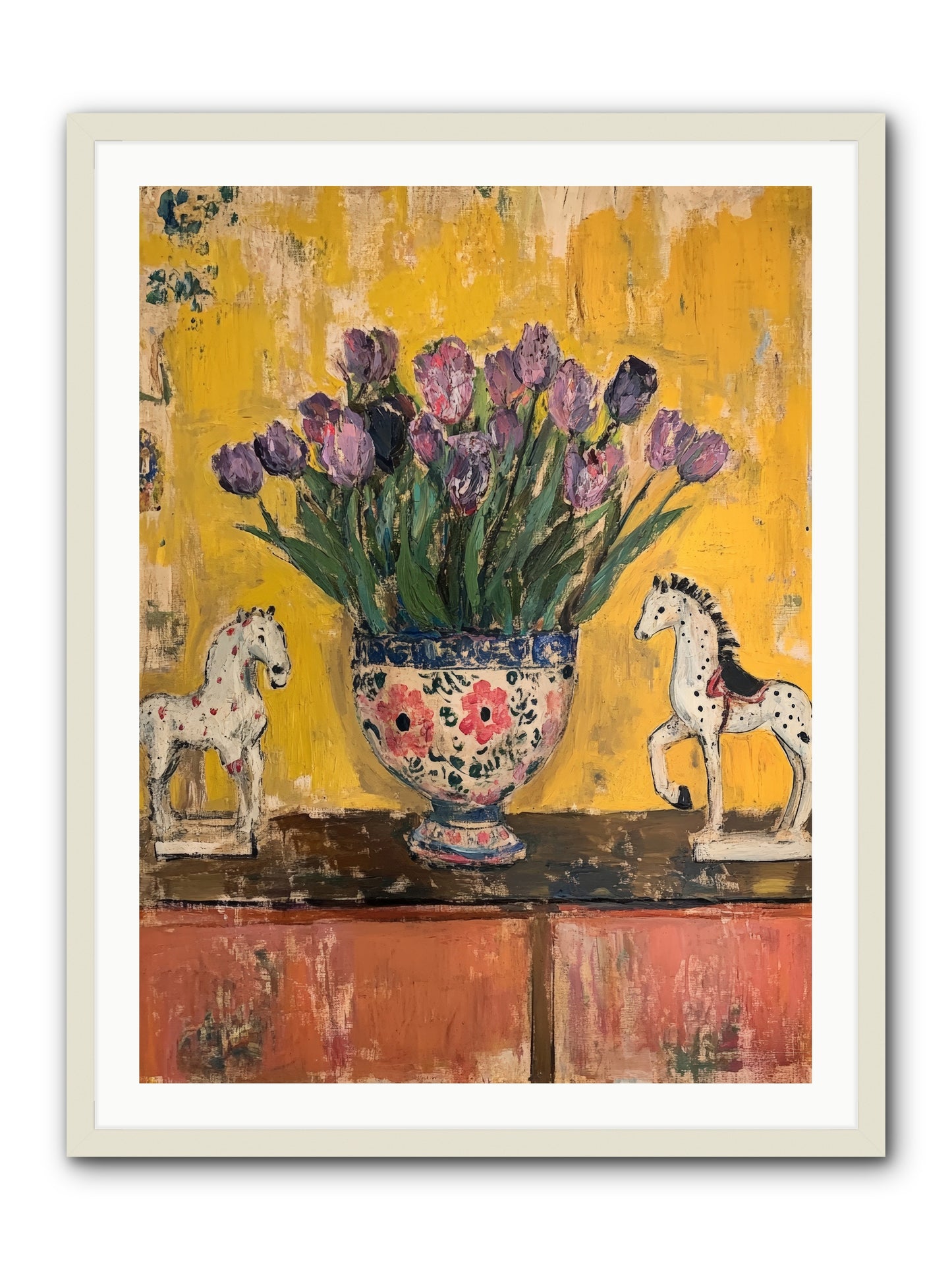 Ivy House -- Framed Print - White 30x40