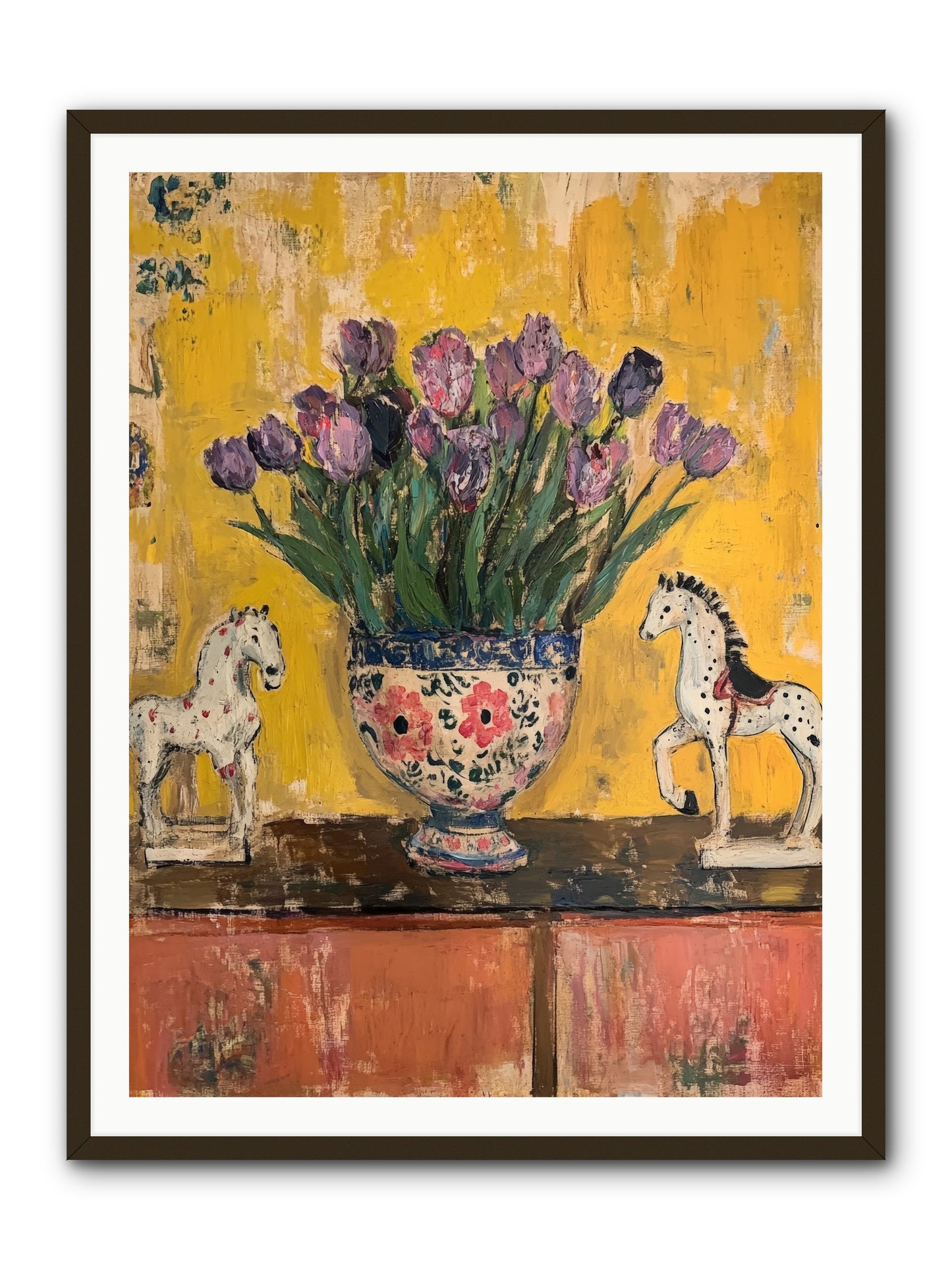 Ivy House -- Framed Print - Black 36x48