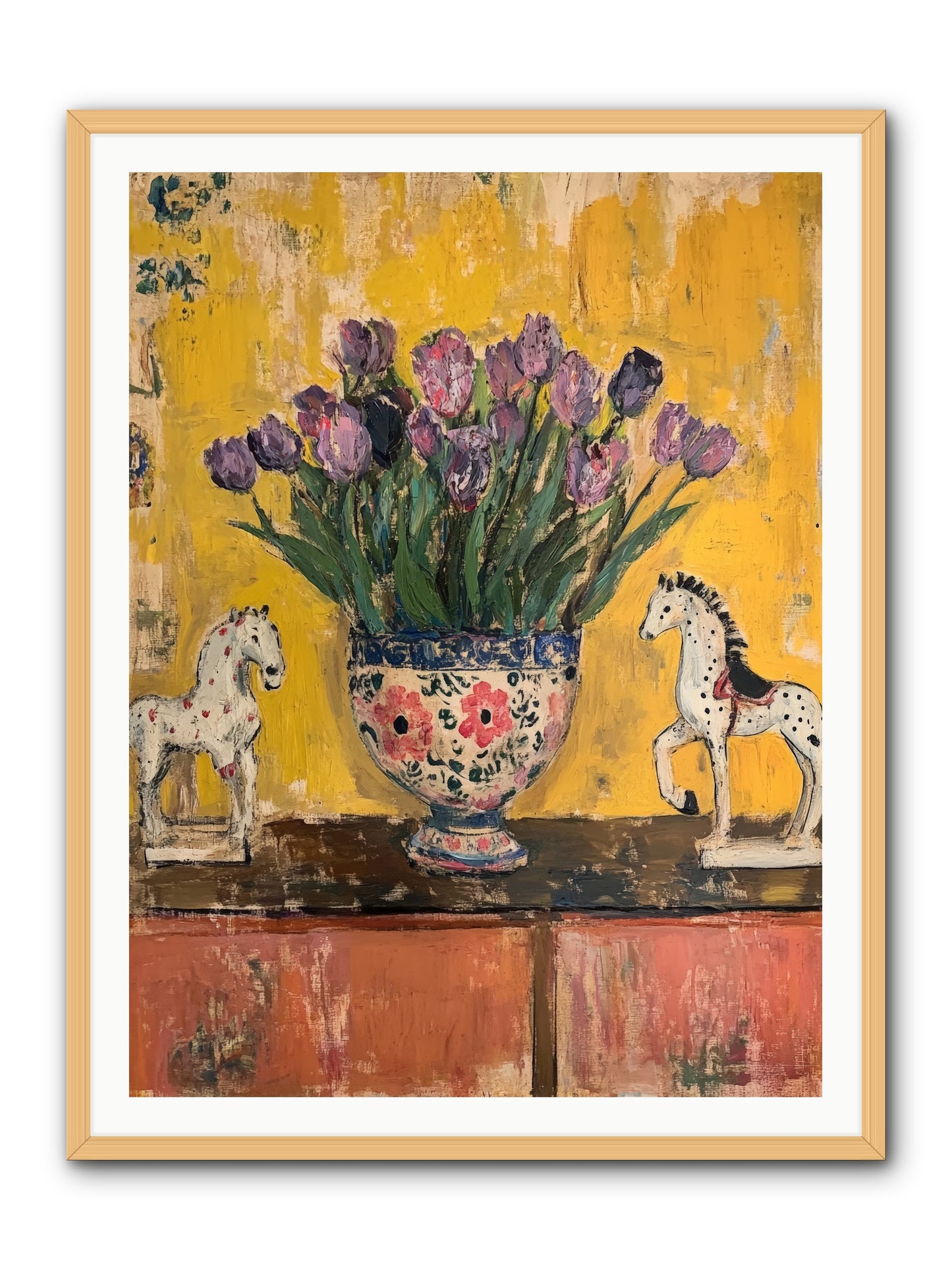 Ivy House -- Framed Print - Natural 36x48