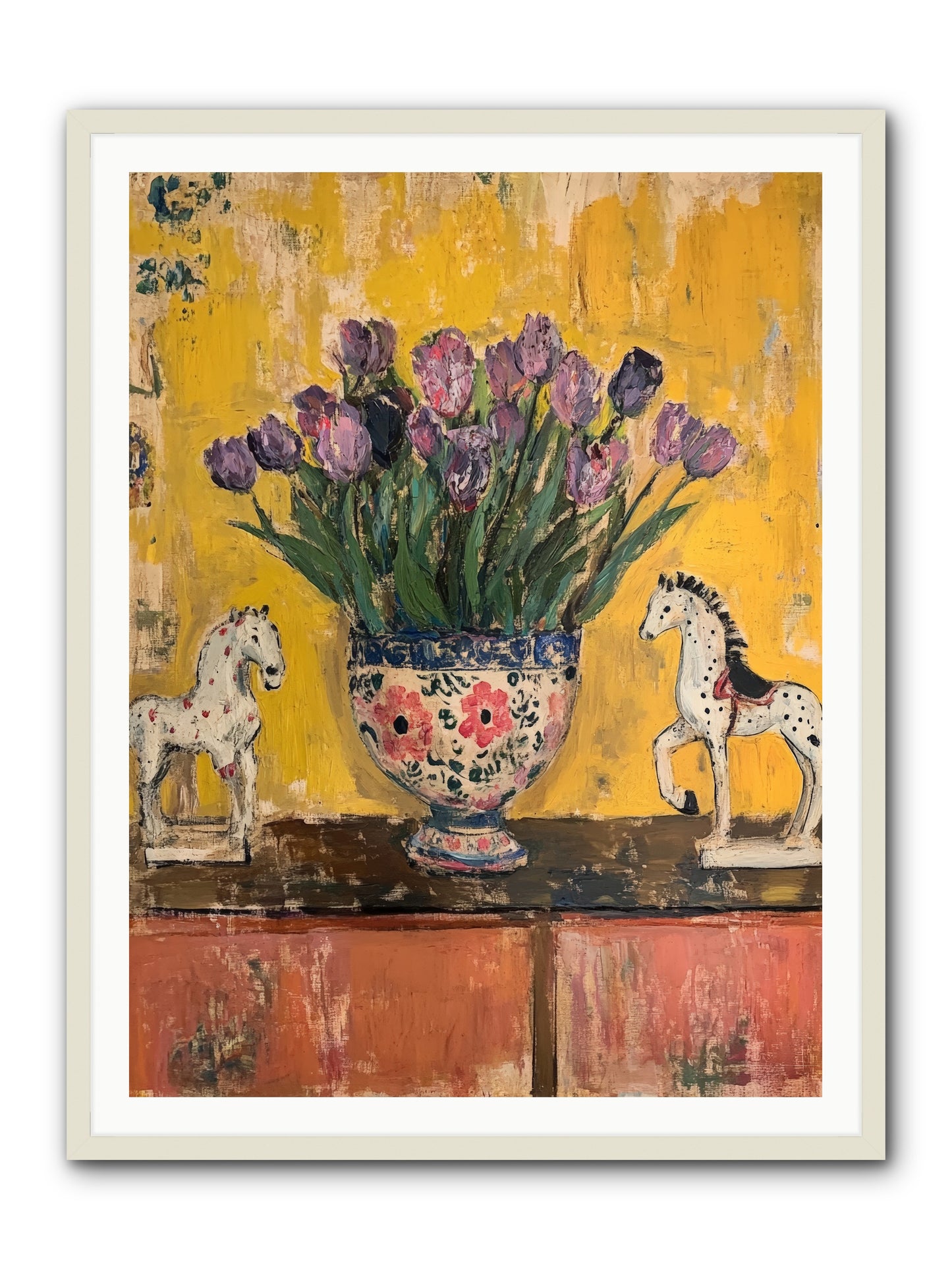 Ivy House -- Framed Print - White 36x48
