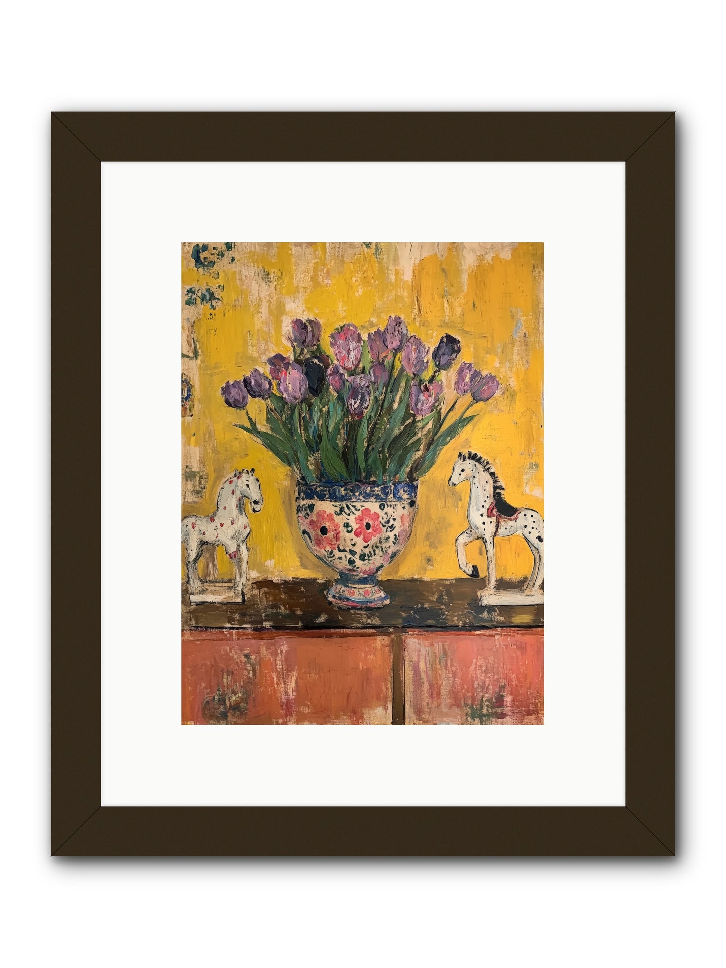Ivy House -- Framed Print - Black 9x12