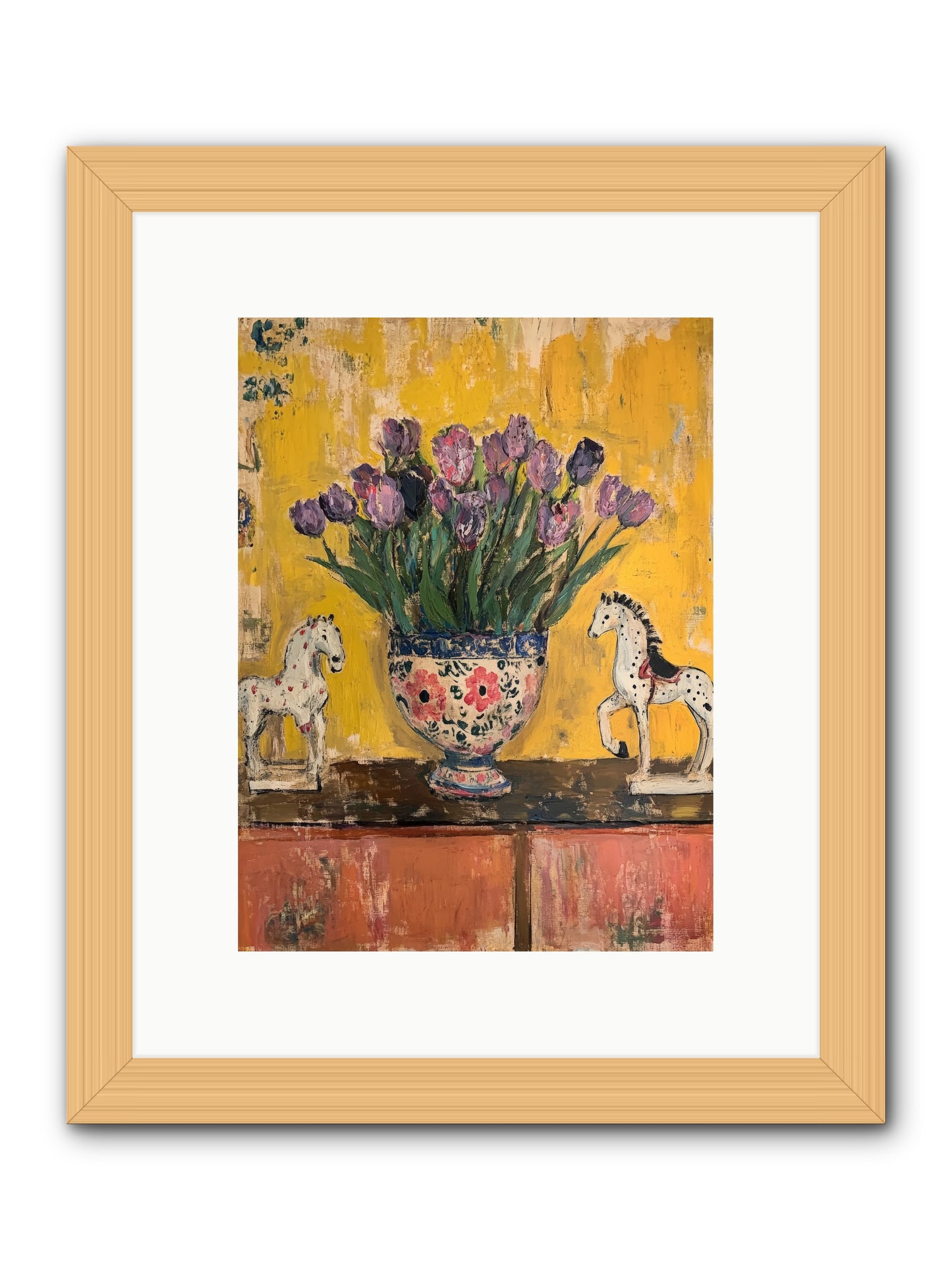 Ivy House -- Framed Print - Natural 9x12