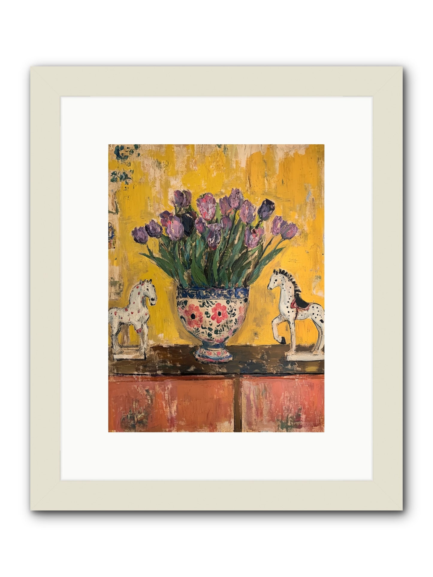 Ivy House -- Framed Print - White 9x12