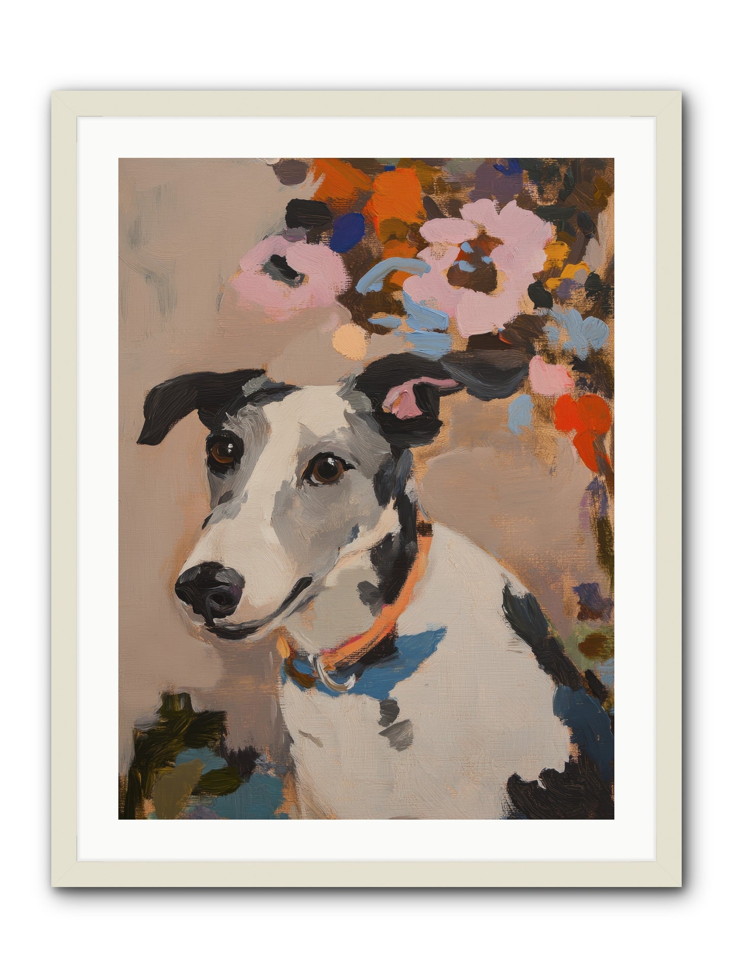 Ivy Rose -- Framed Print - White 24x32