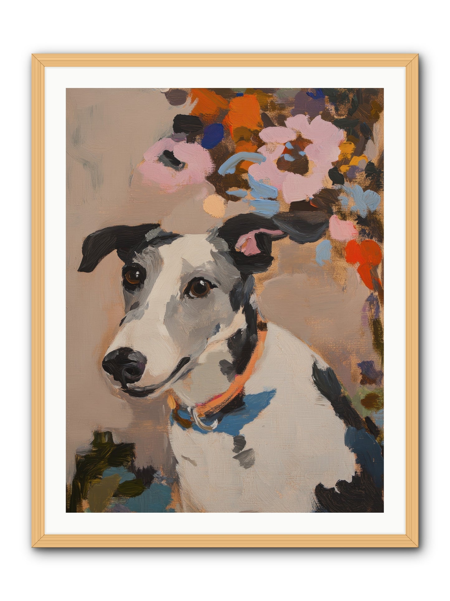 Ivy Rose -- Framed Print - Natural 30x40