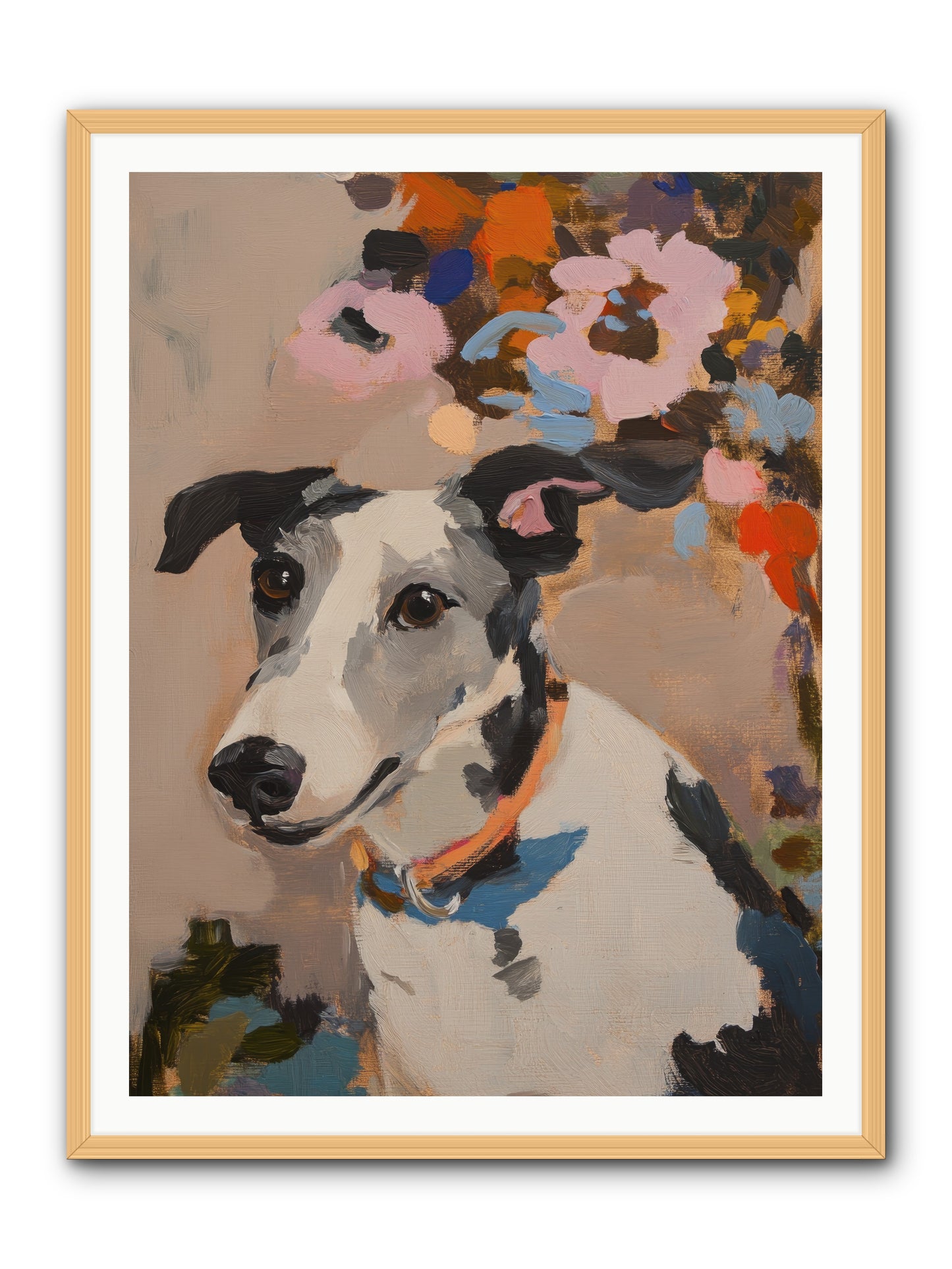 Ivy Rose -- Framed Print - Natural 36x48