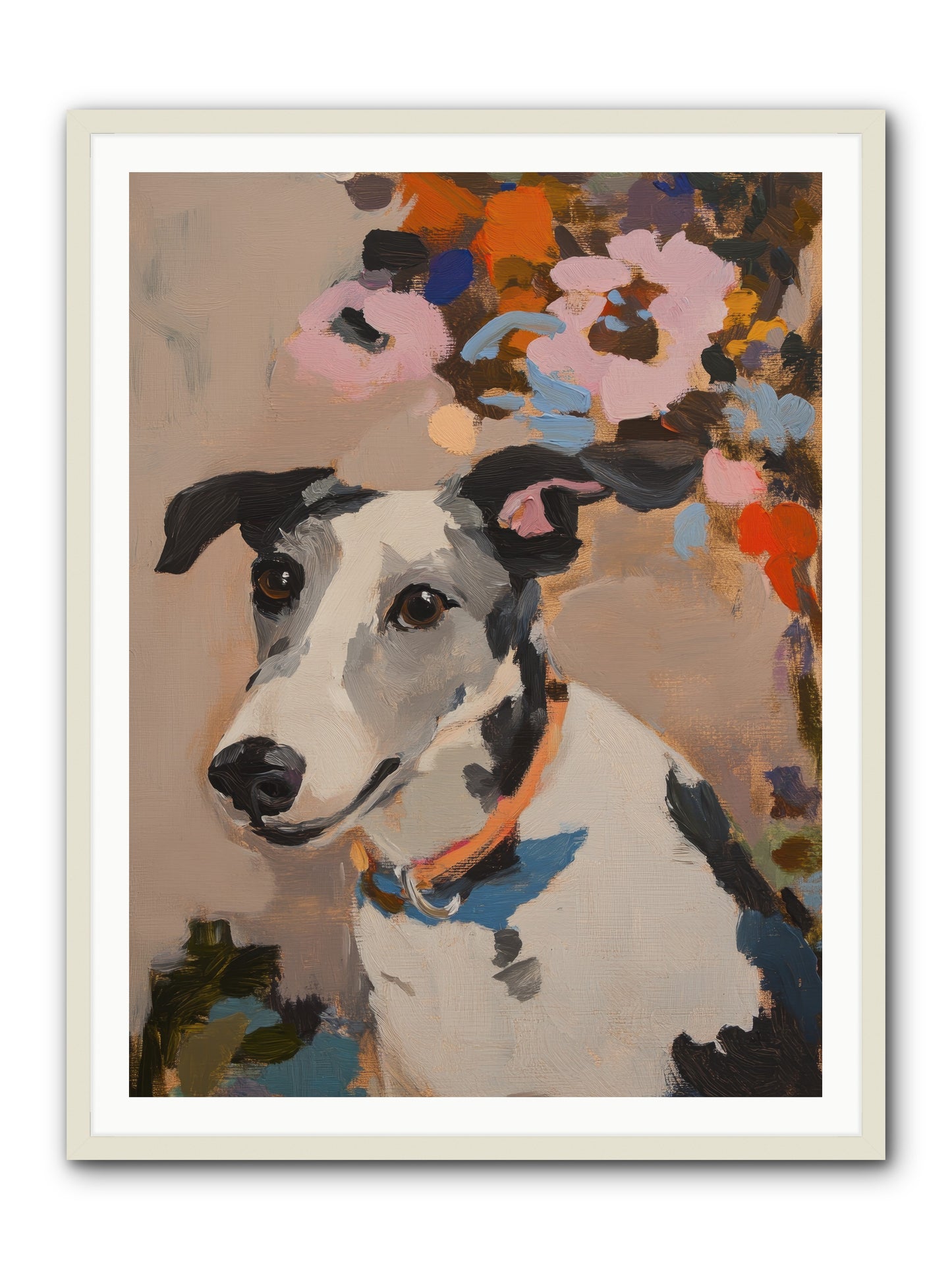 Ivy Rose -- Framed Print - White 36x48