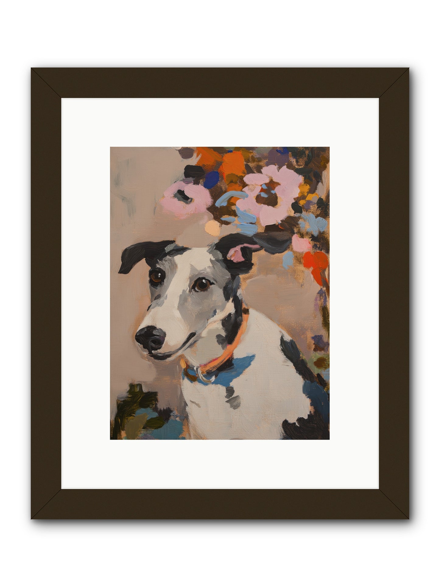 Ivy Rose -- Framed Print - Black 9x12