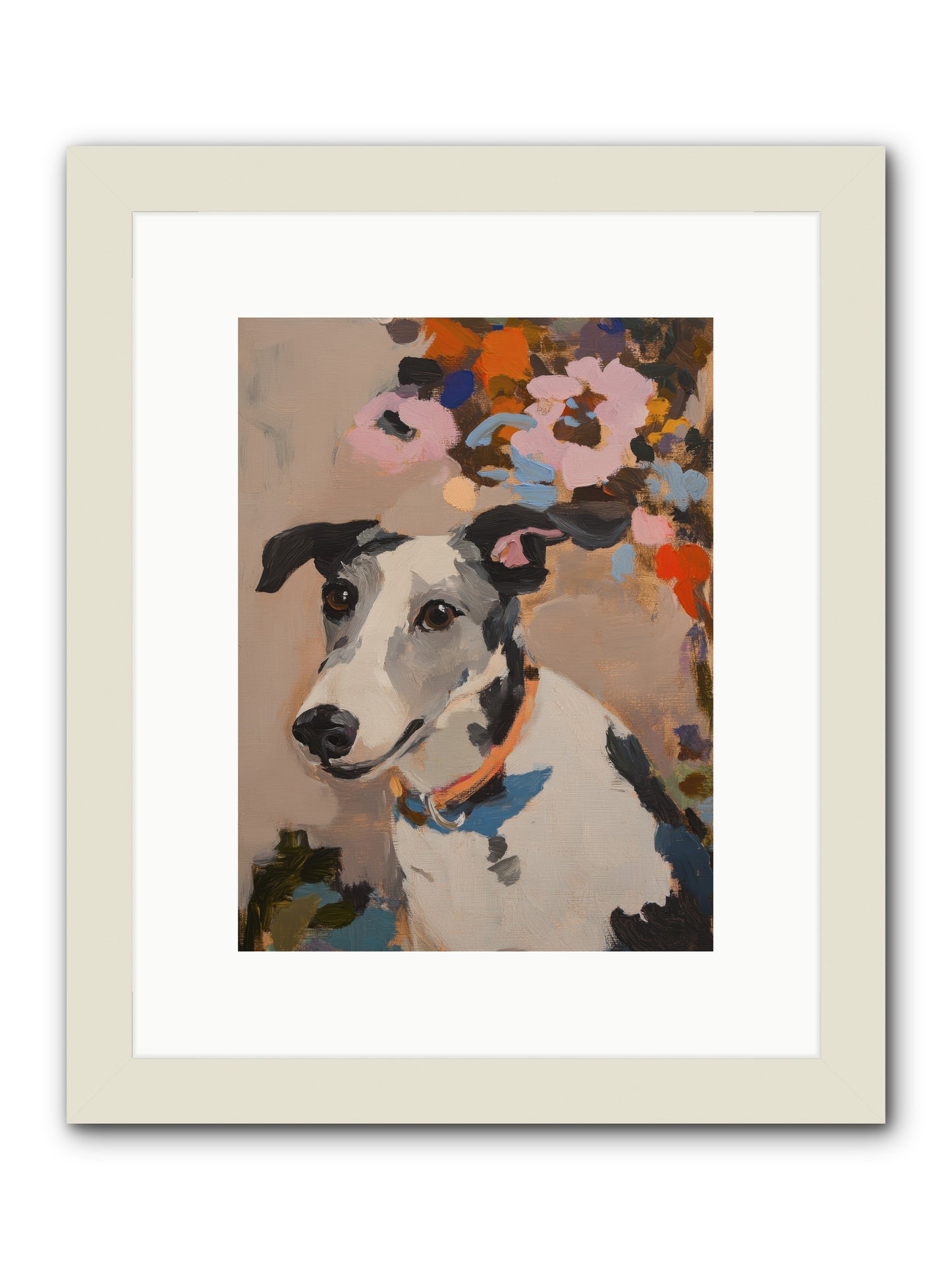 Ivy Rose -- Framed Print - White 9x12