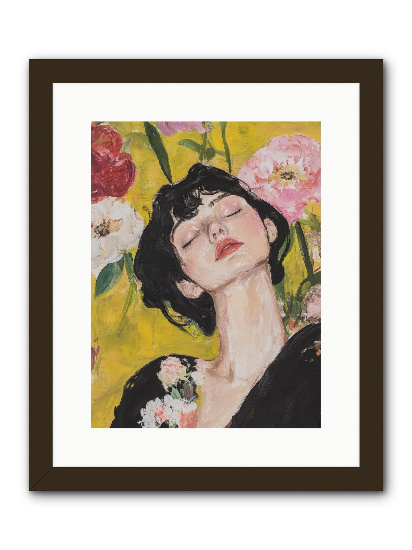 Ivy Wren-REZ -- Framed Print - Black 12x16