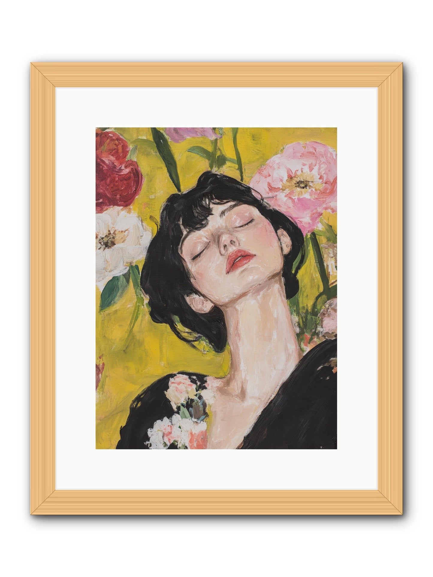 Ivy Wren-REZ -- Framed Print - Natural 12x16