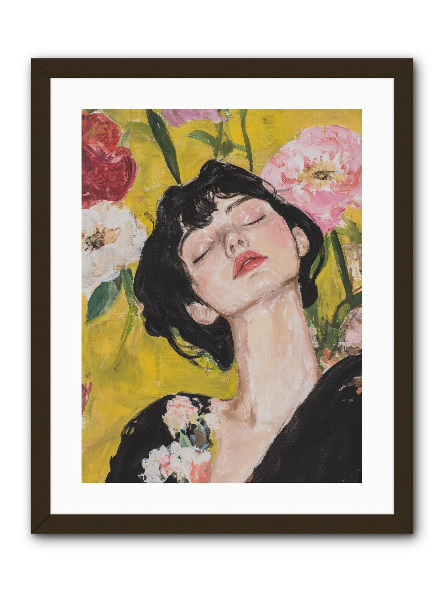 Ivy Wren-REZ -- Framed Print - Black 18x24