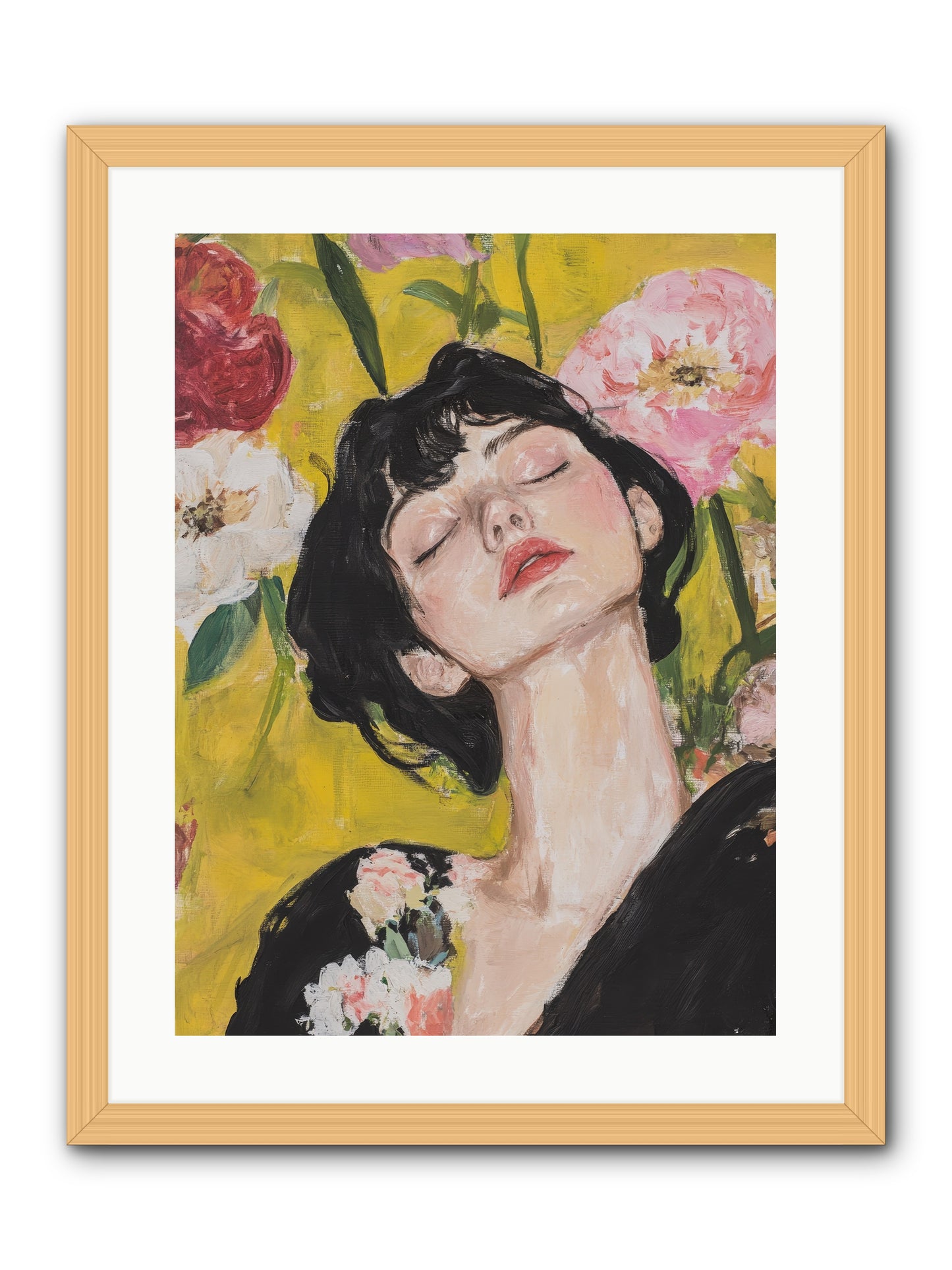 Ivy Wren-REZ -- Framed Print - Natural 18x24