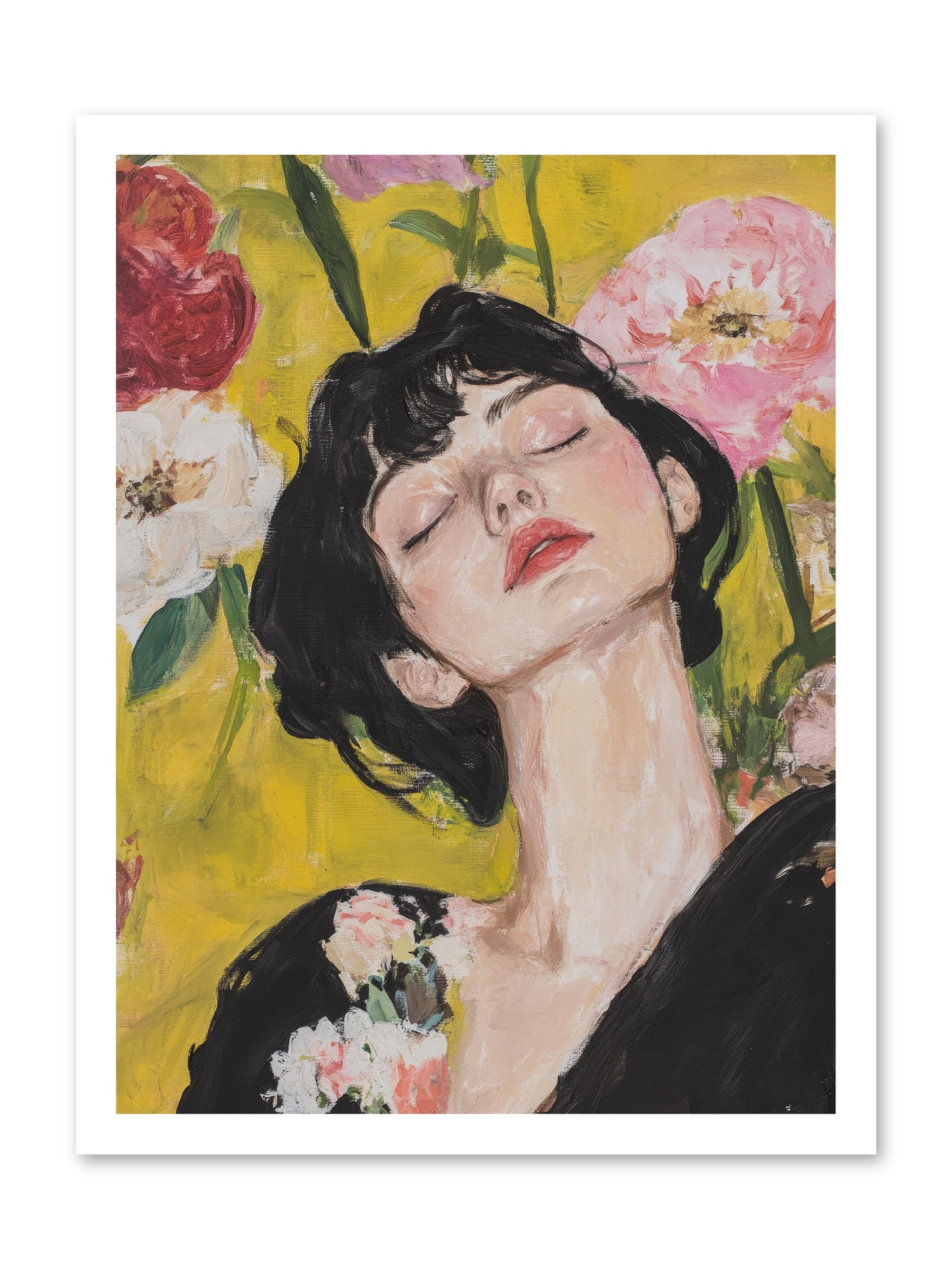Ivy Wren-REZ -- Loose Canvas Print 18x24
