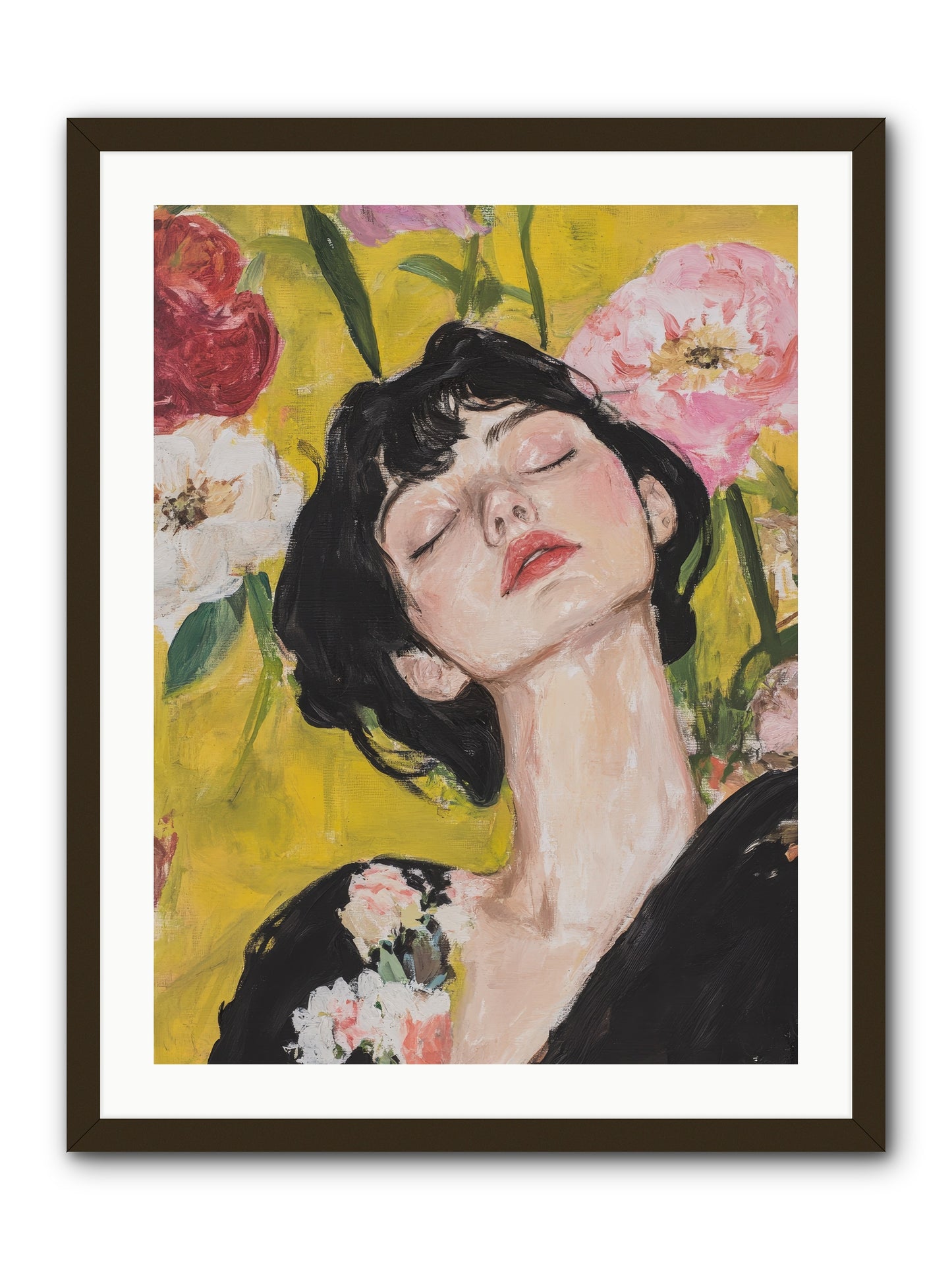 Ivy Wren-REZ -- Framed Print - Black 24x32
