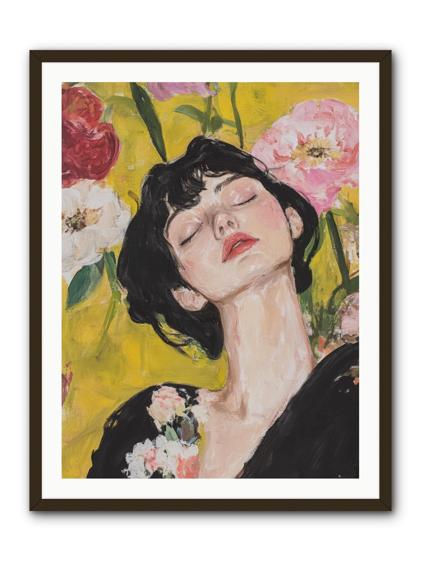 Ivy Wren-REZ -- Framed Print - Black 30x40