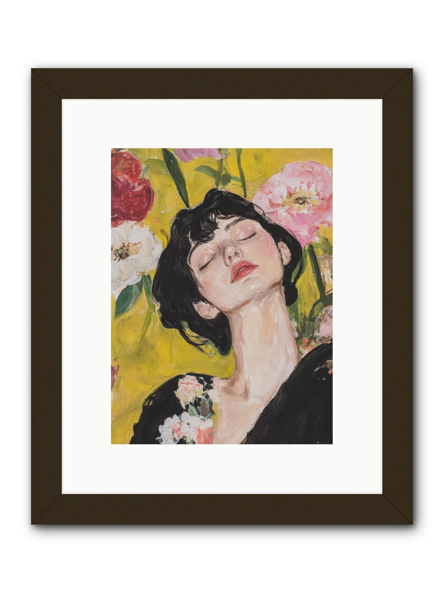 Ivy Wren-REZ -- Framed Print - Black 9x12