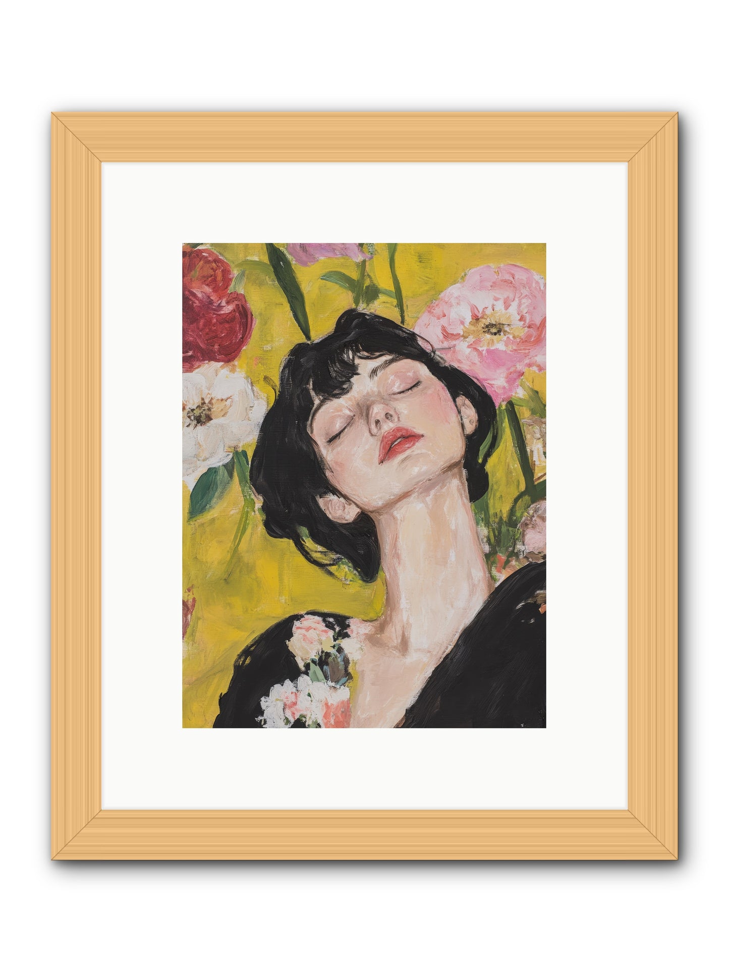 Ivy Wren-REZ -- Framed Print - Natural 9x12