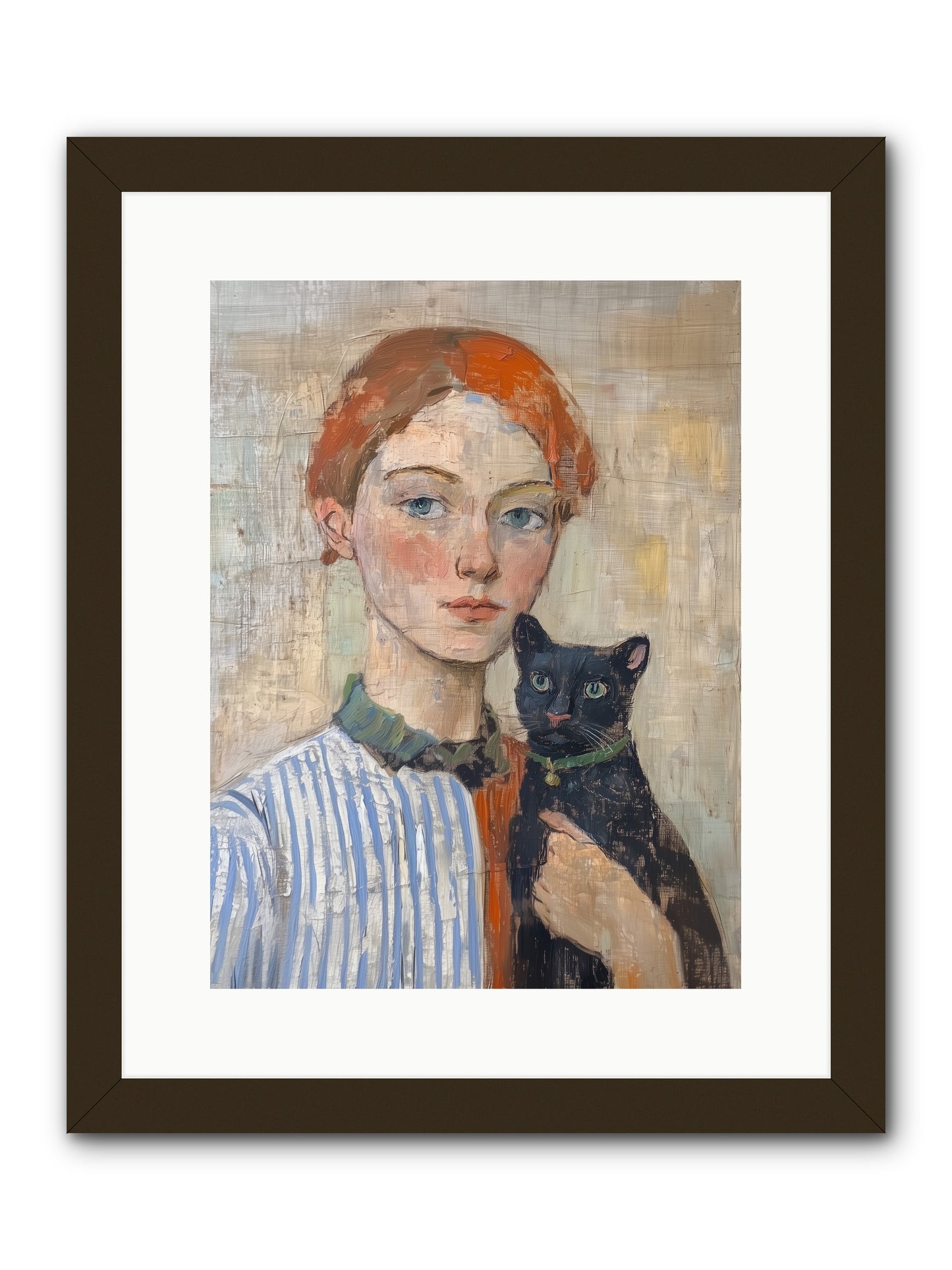 Jack And Joan -- Framed Print - Black 12x16