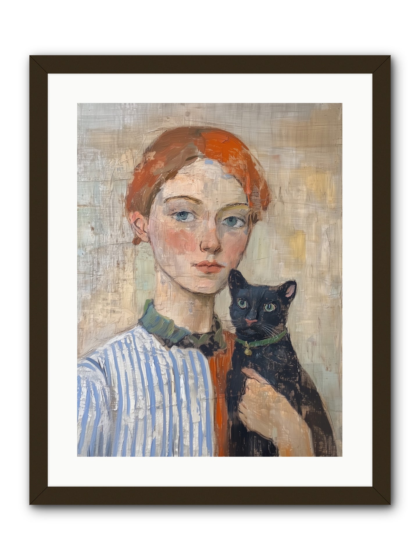 Jack And Joan -- Framed Print - Black 18x24