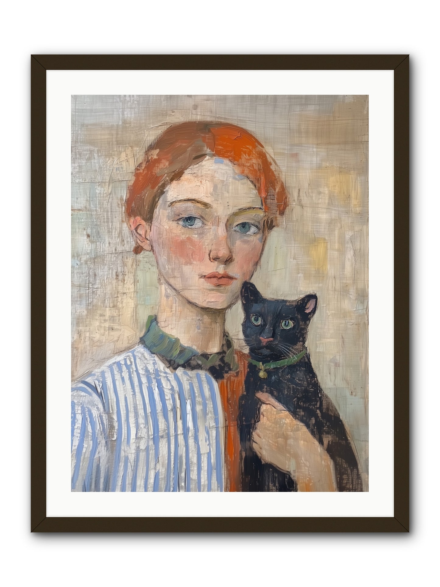 Jack And Joan -- Framed Print - Black 24x32