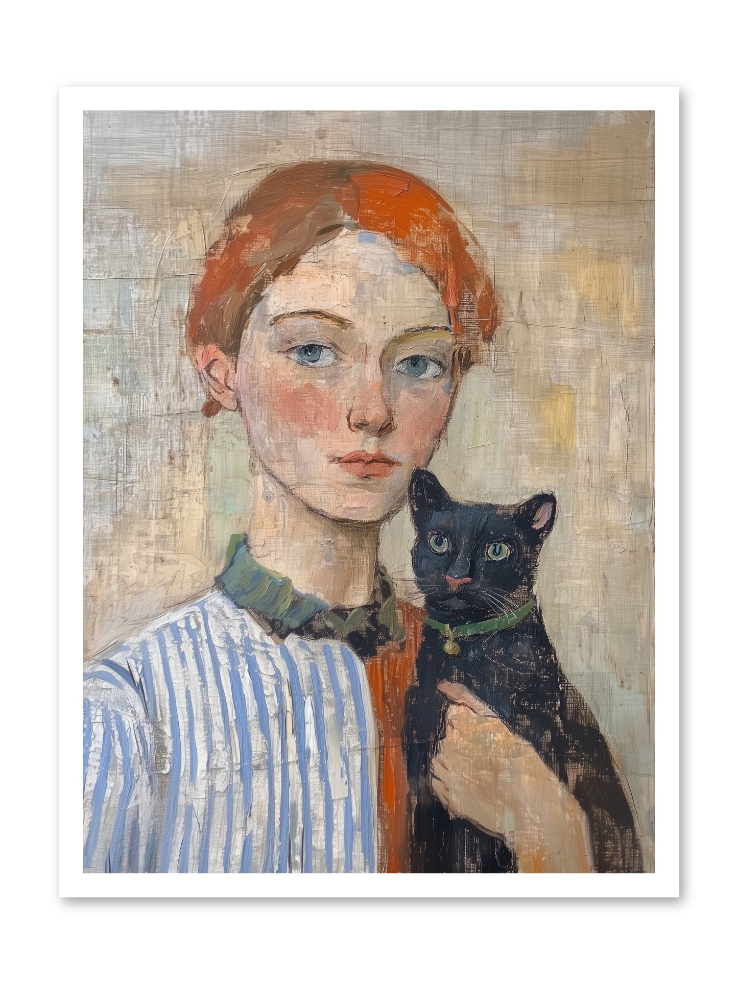 Jack And Joan -- Loose Canvas Print 24x32