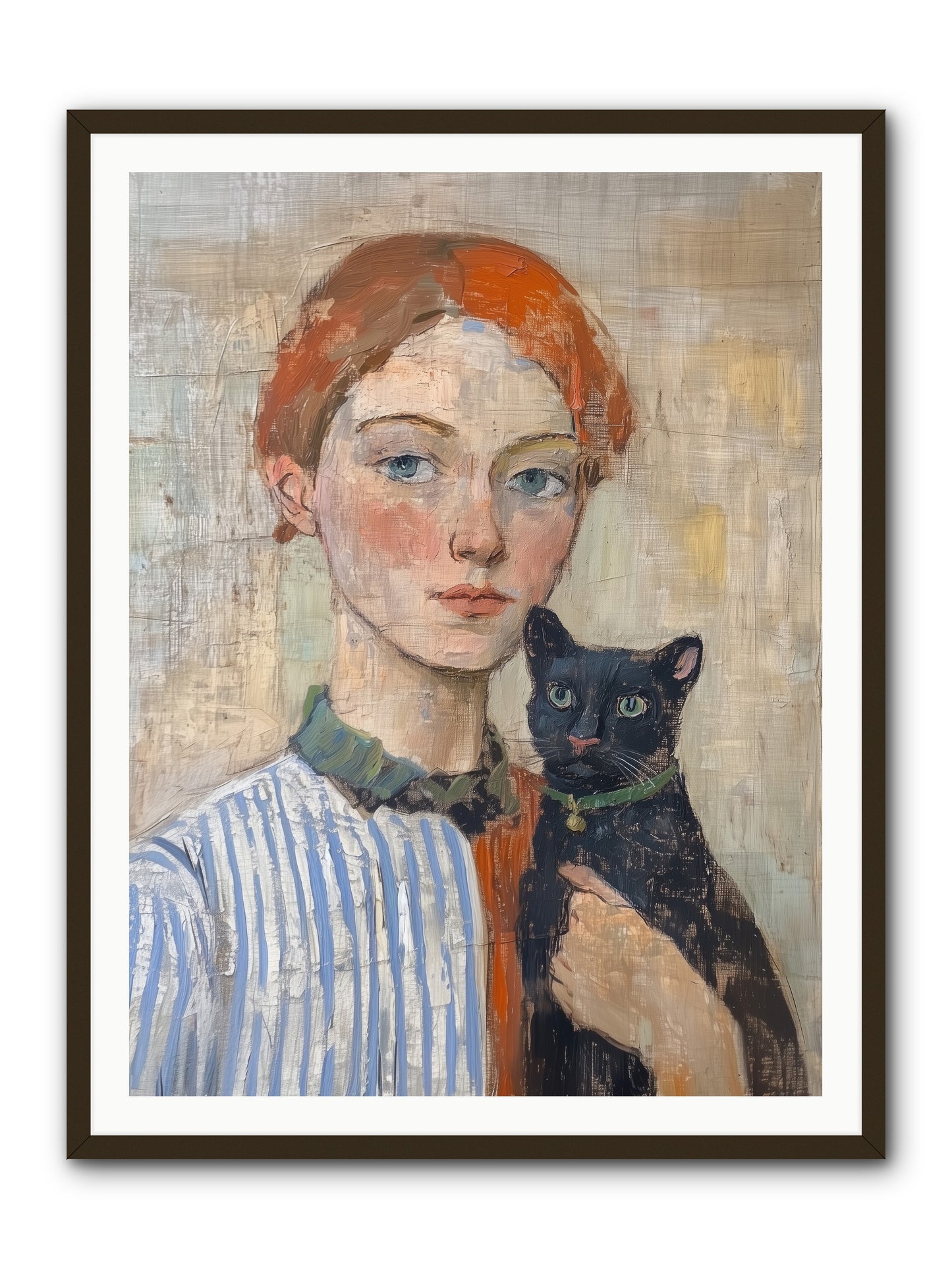 Jack And Joan -- Framed Print - Black 36x48