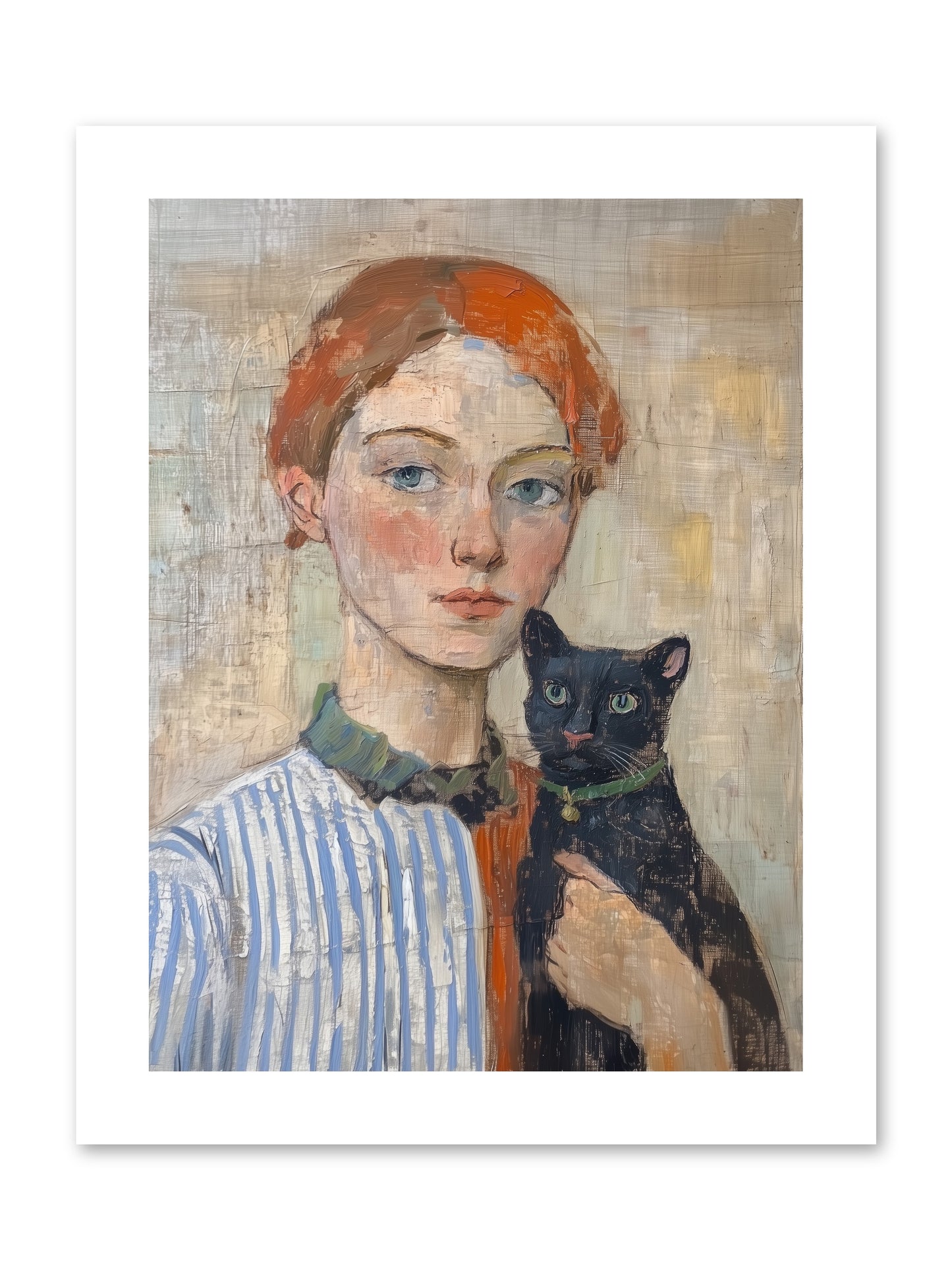 Jack And Joan -- Loose Canvas Print 9x12