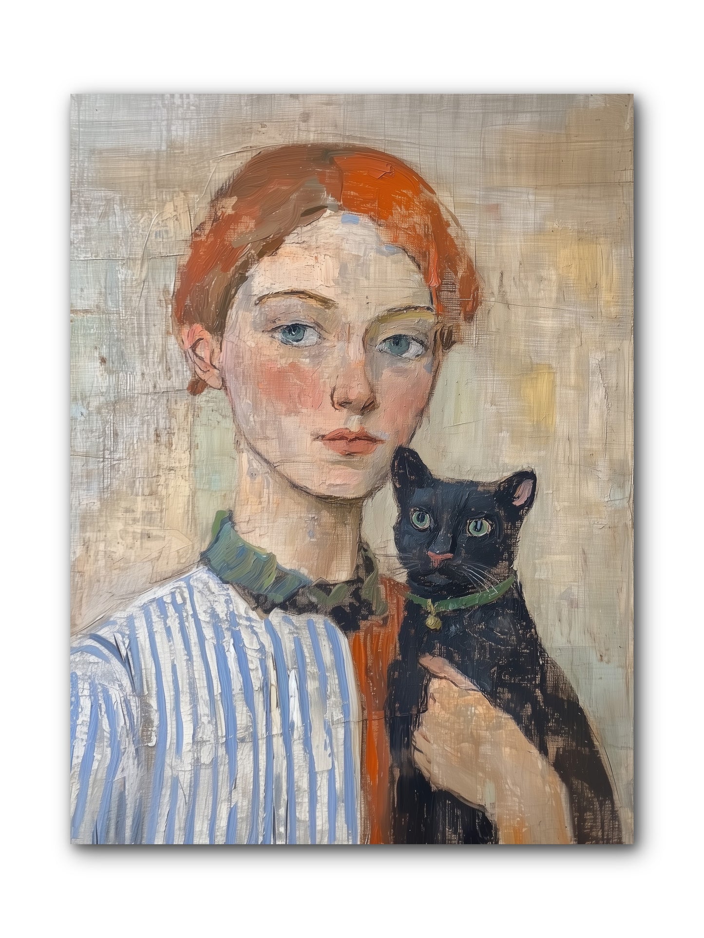 Jack And Joan -- Wrapped Canvas 9x12