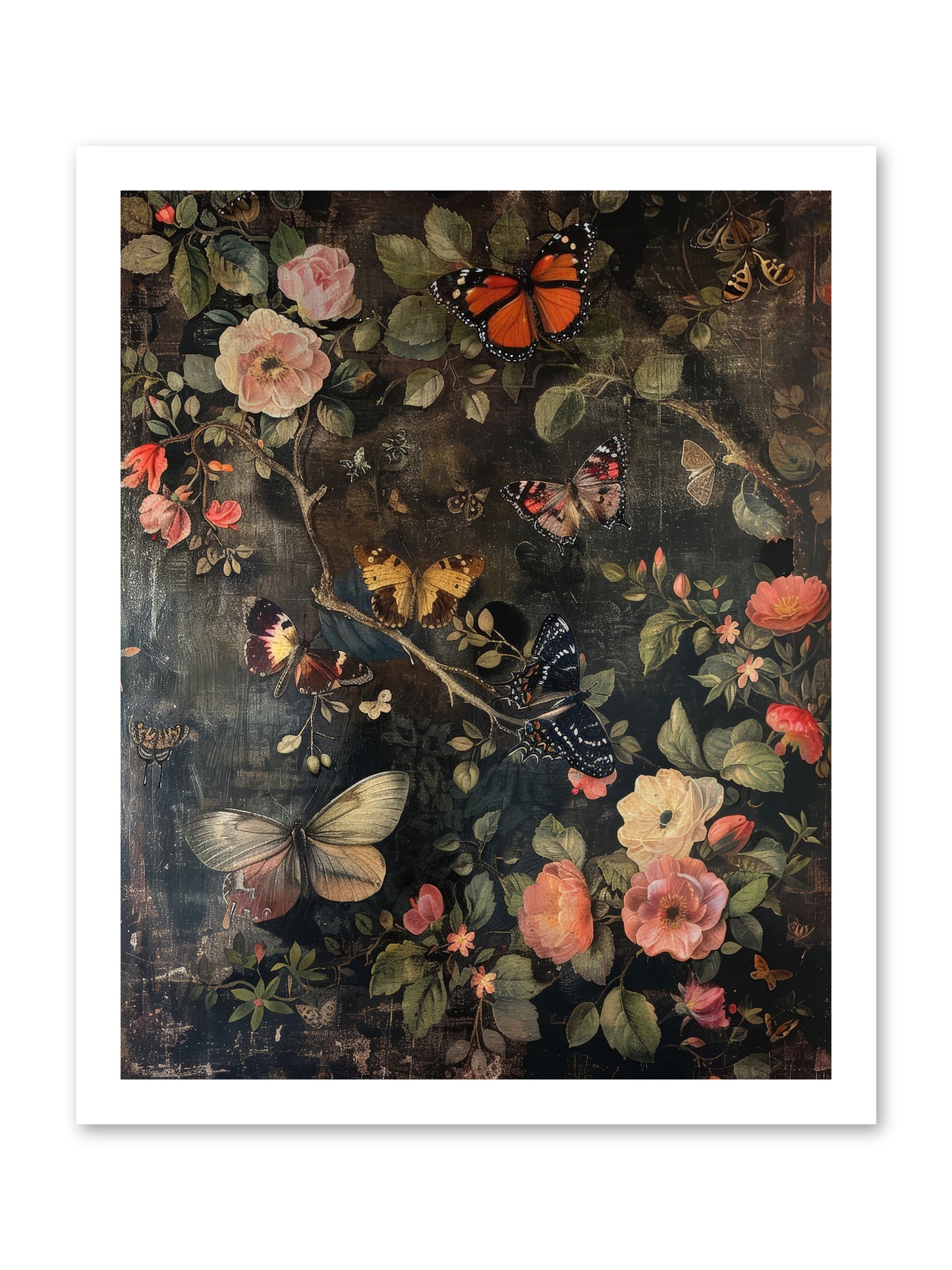 Jardin D'Automne -- Loose Canvas Print 16x20