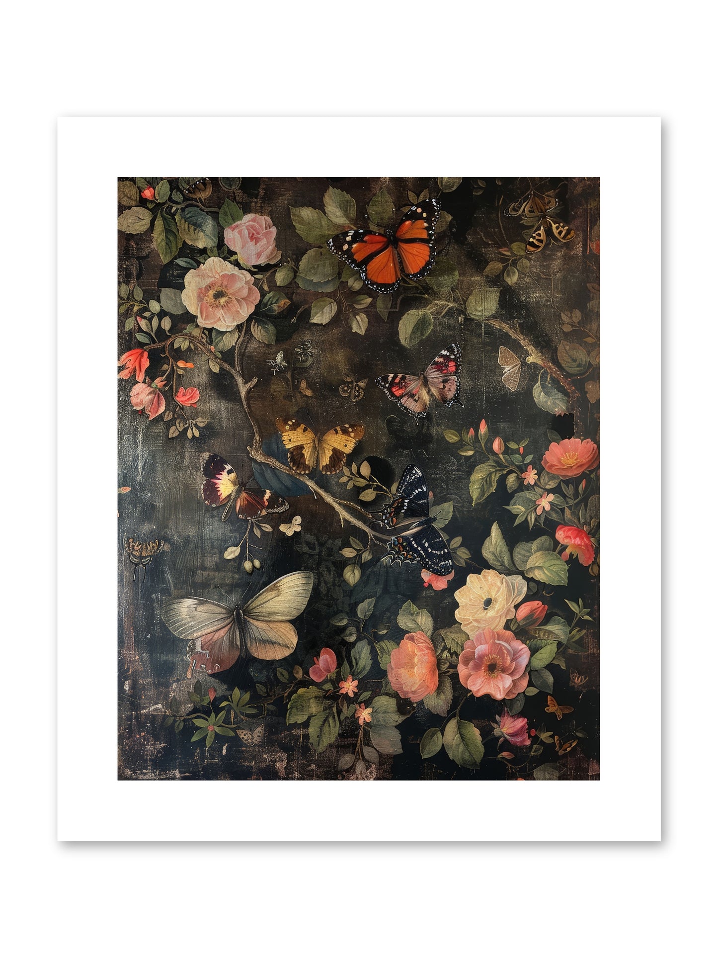 Jardin D'Automne -- Loose Canvas Print 8x10