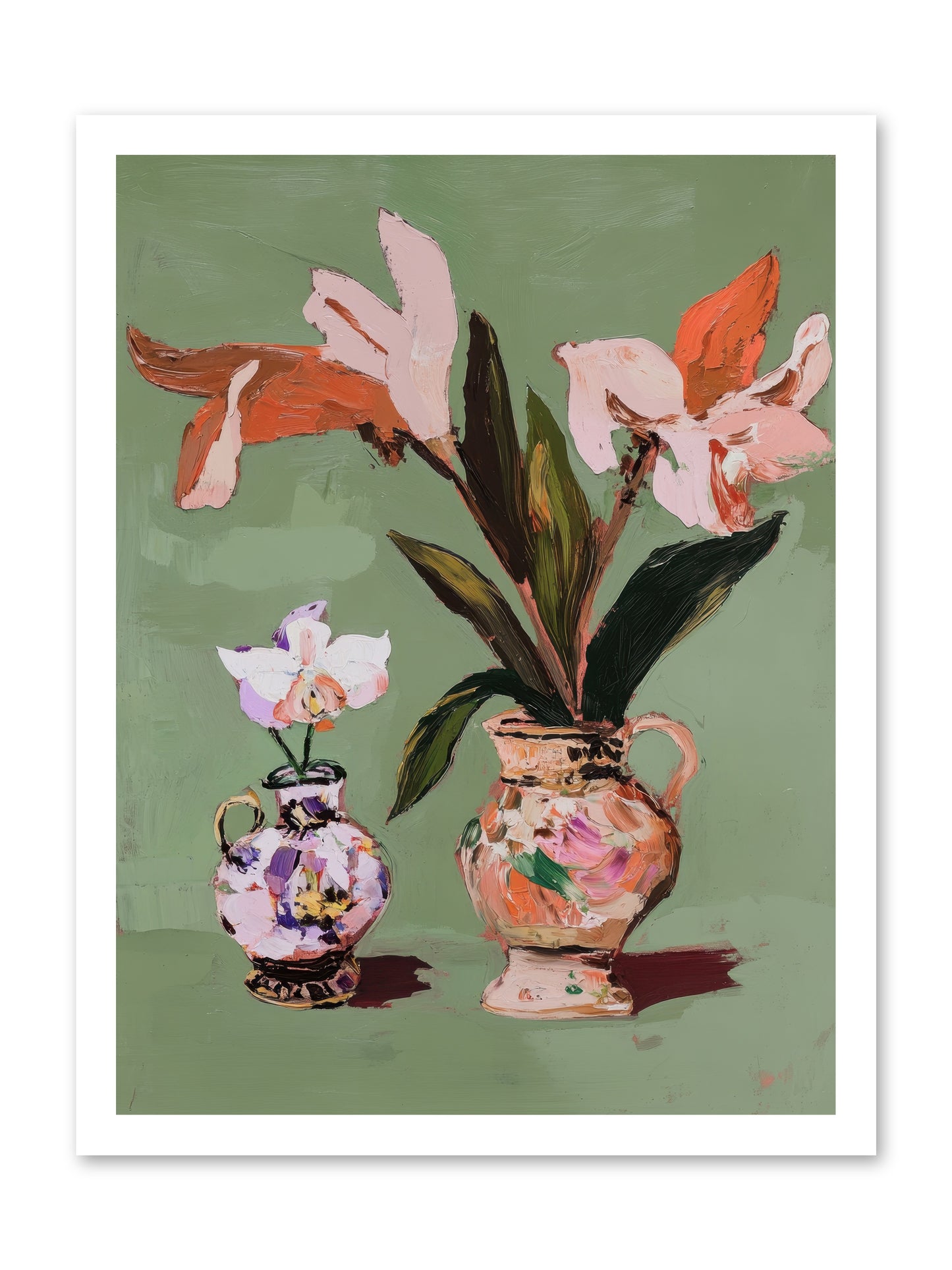 Jardin Des Plantes Postcard -- Loose Canvas Print 18x24