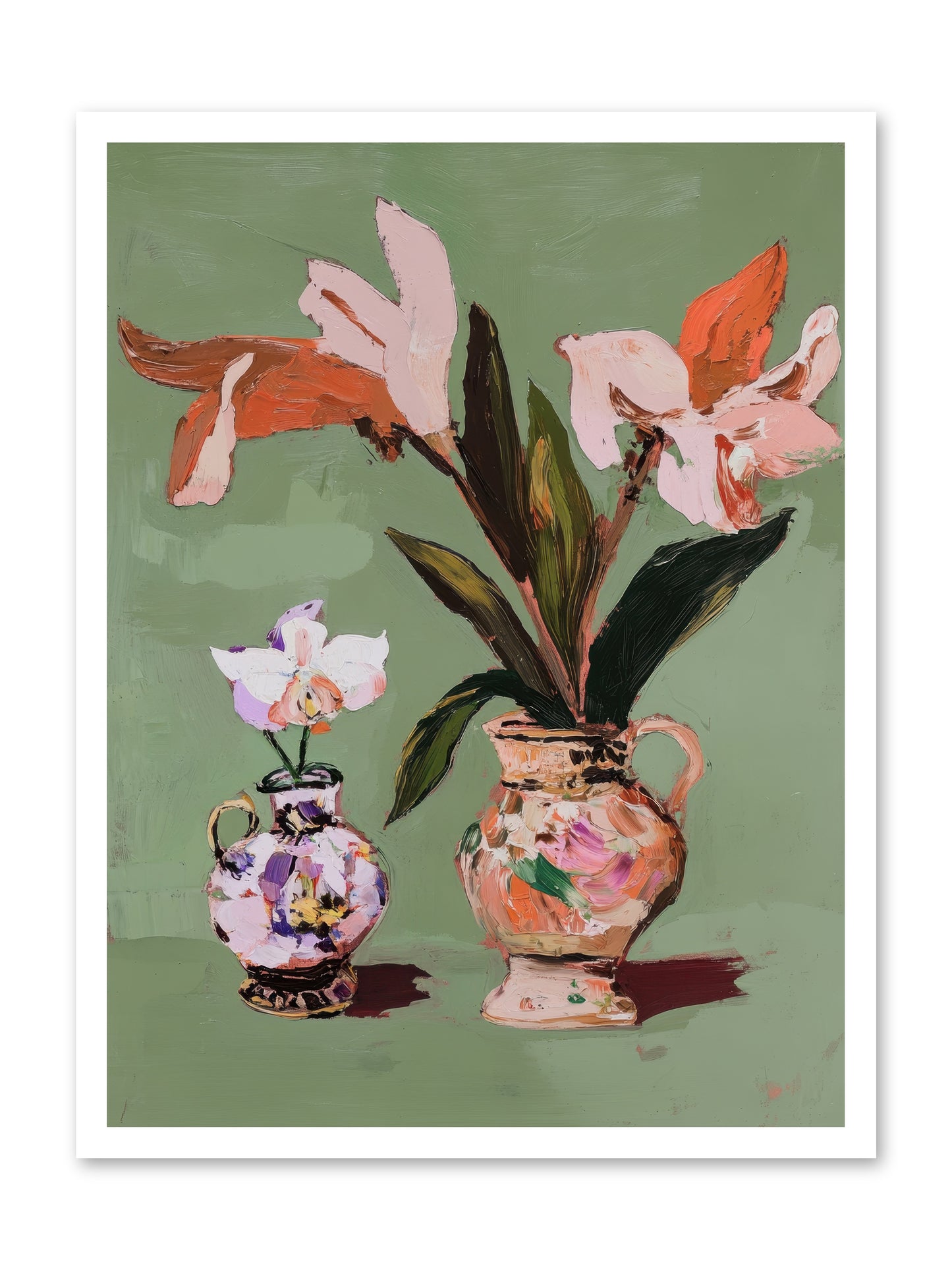 Jardin Des Plantes Postcard -- Loose Canvas Print 24x32