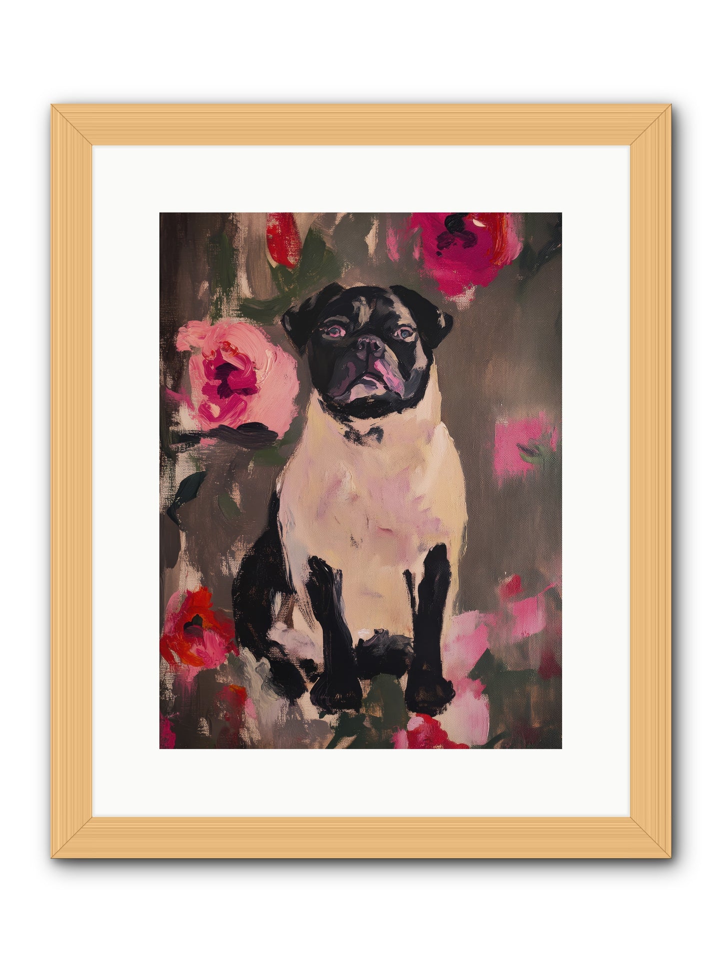 Jardin's Jewel -- Framed Print - Natural 12x16