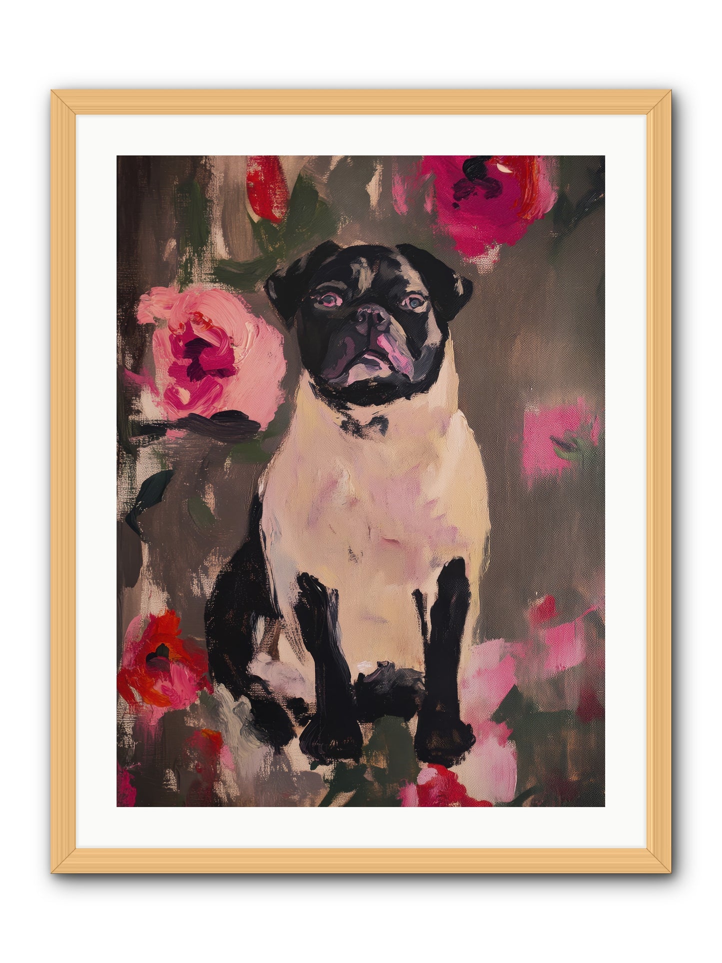Jardin's Jewel -- Framed Print - Natural 24x32