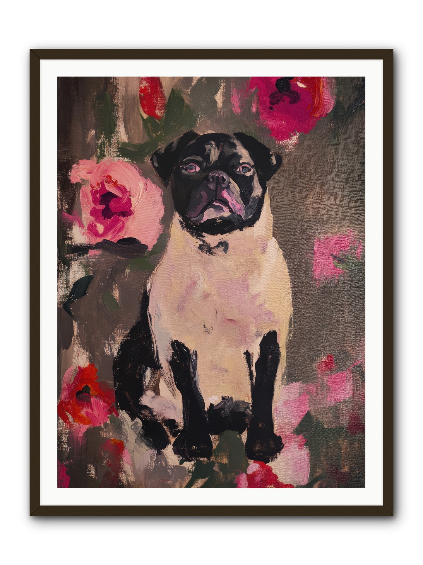 Jardin's Jewel -- Framed Print - Black 36x48