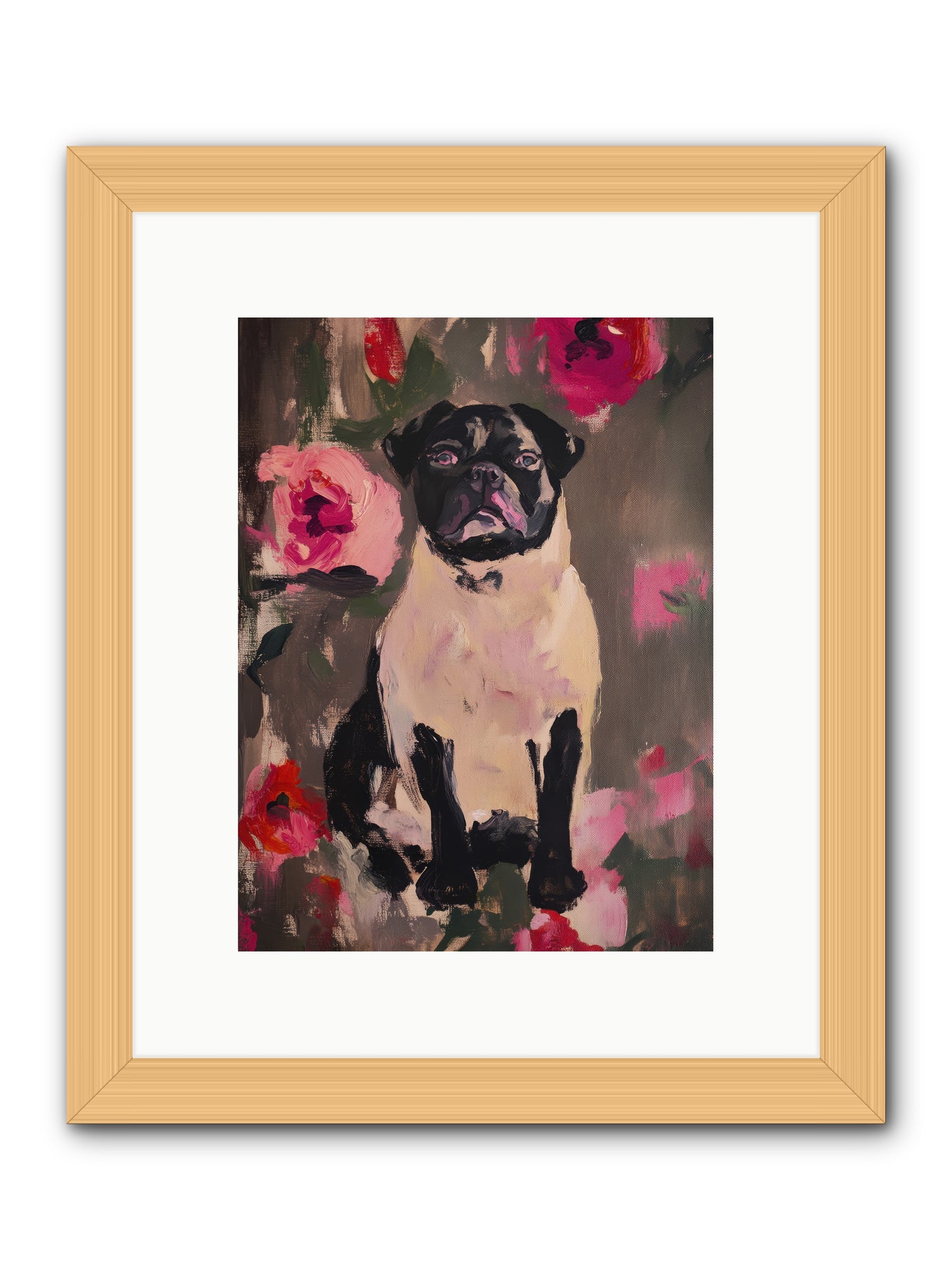Jardin's Jewel -- Framed Print - Natural 9x12