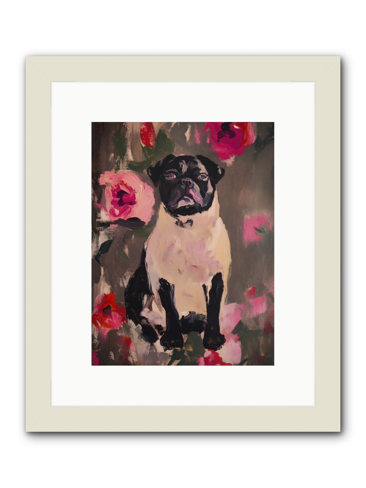 Jardin's Jewel -- Framed Print - White 9x12