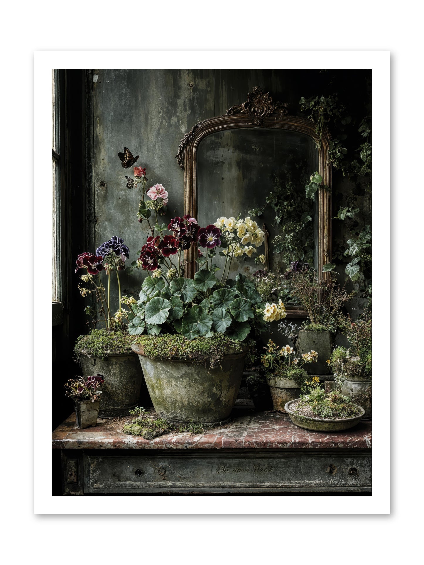 Jardinscript -- Paper Print 18x24
