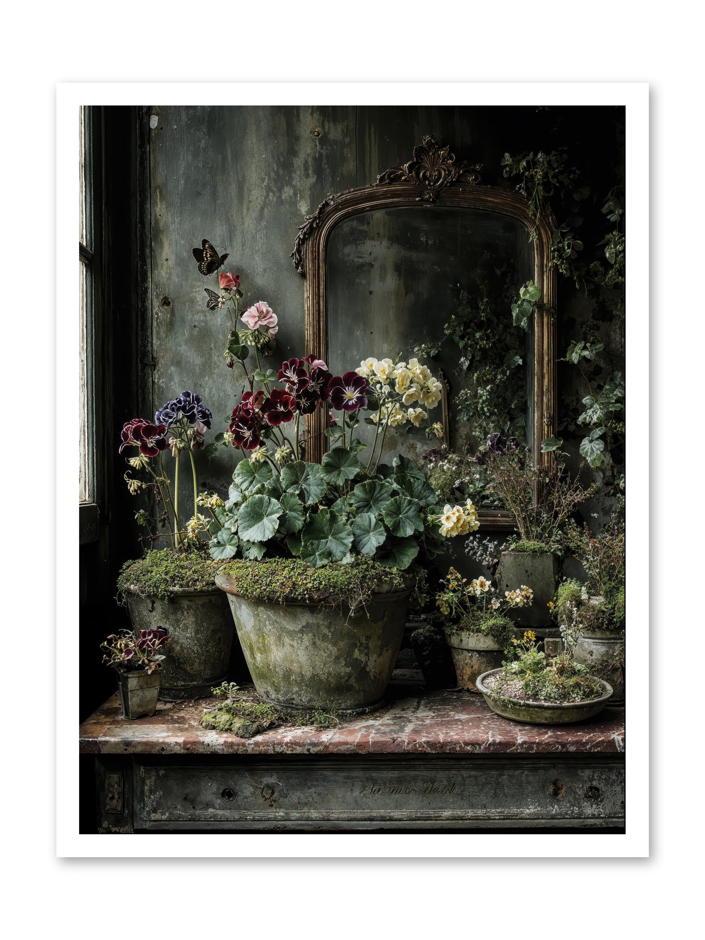 Jardinscript -- Paper Print 24x32