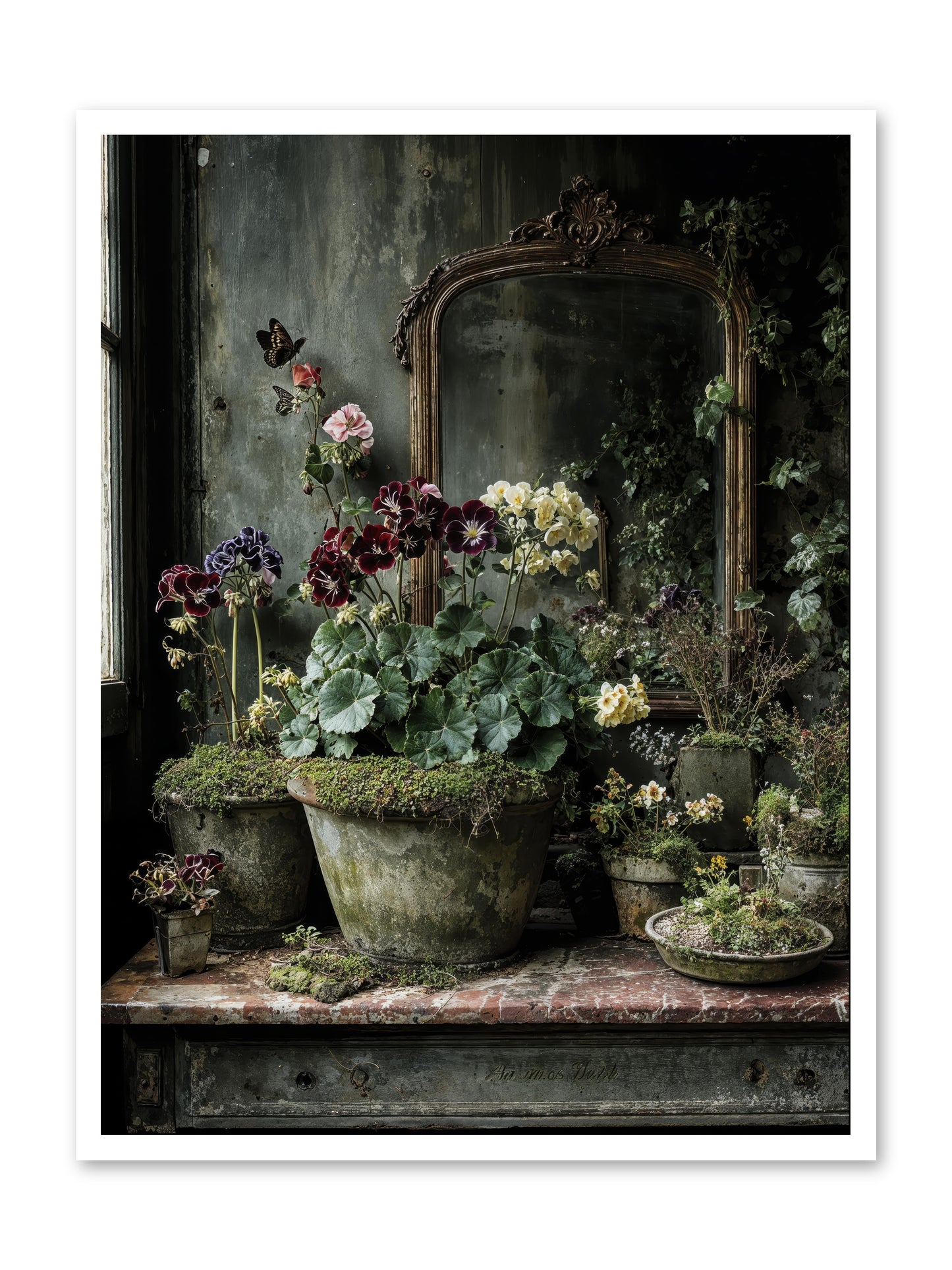 Jardinscript -- Paper Print 30x40