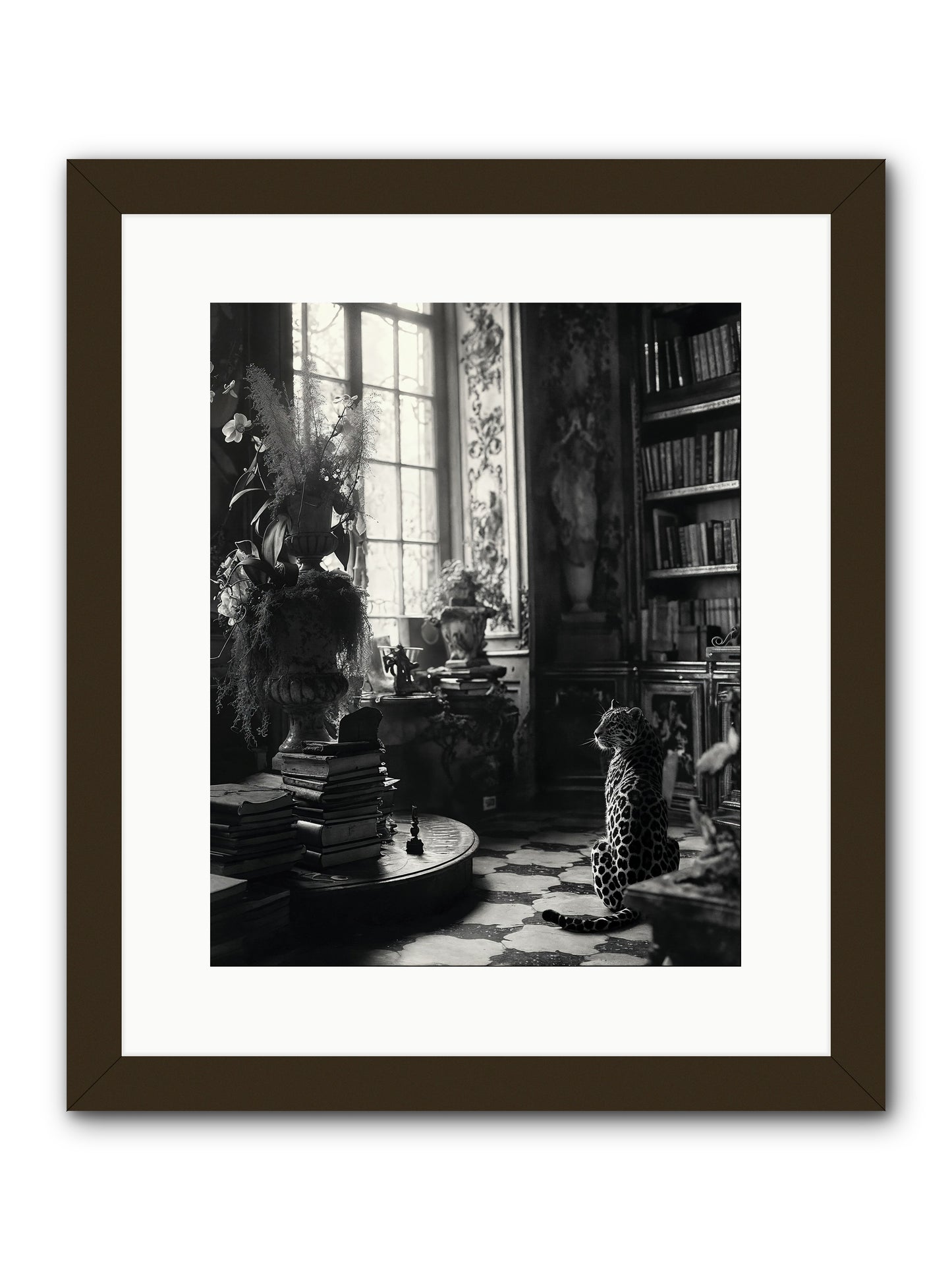 Jasper -- Framed Print - Black 12x15