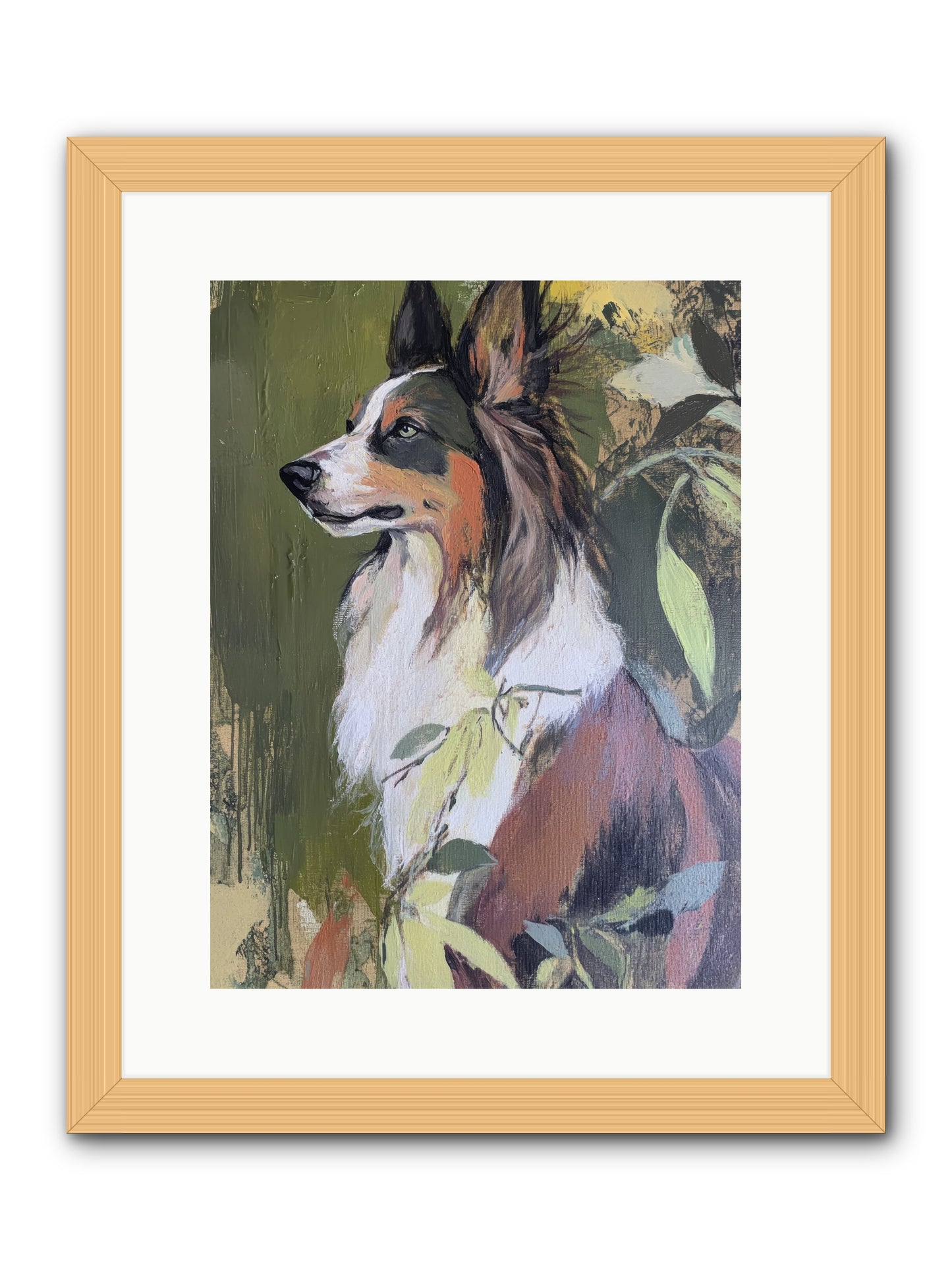 Jasper -- Framed Print - Natural 12x16
