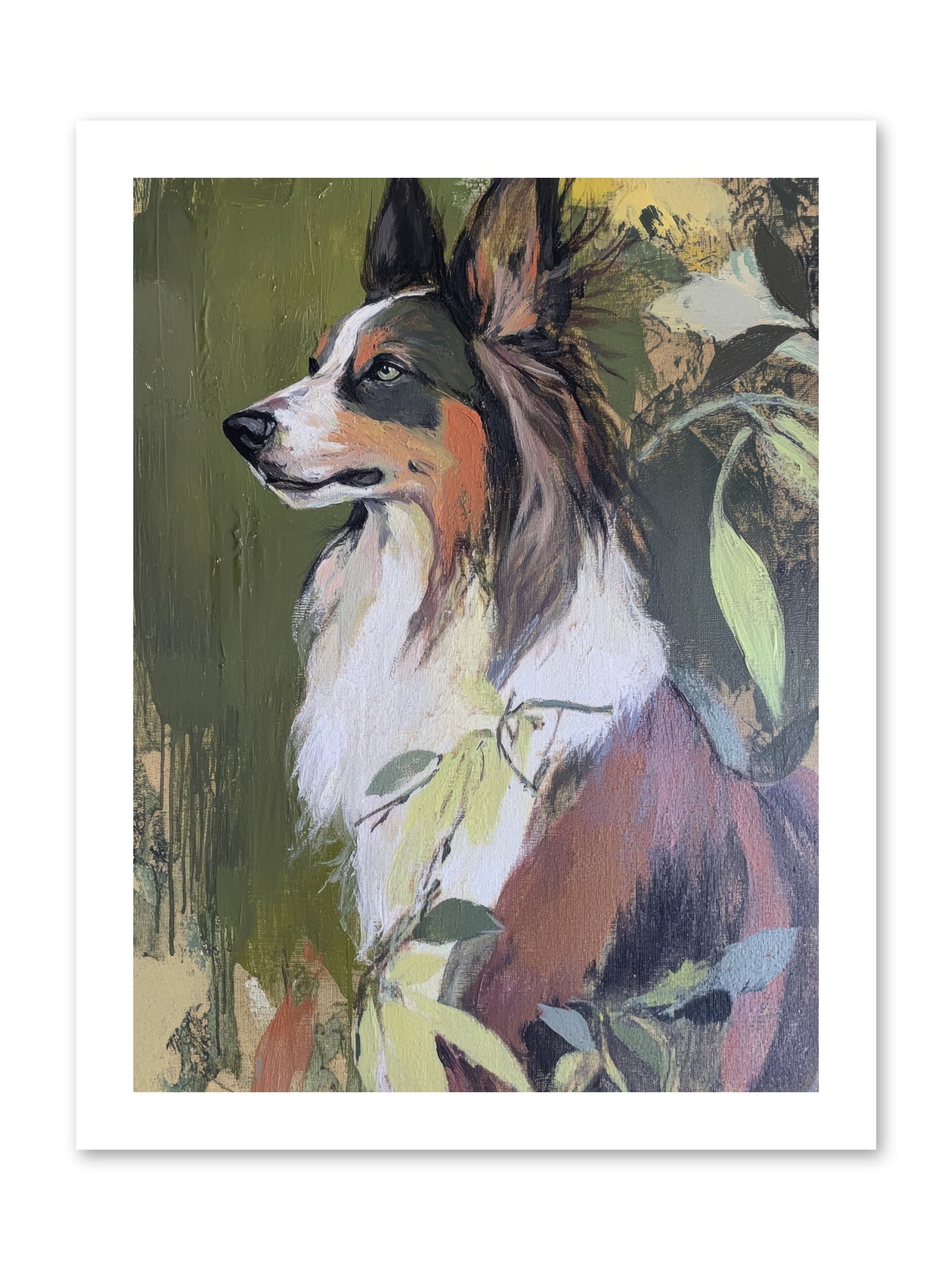 Jasper -- Loose Canvas Print 12x16